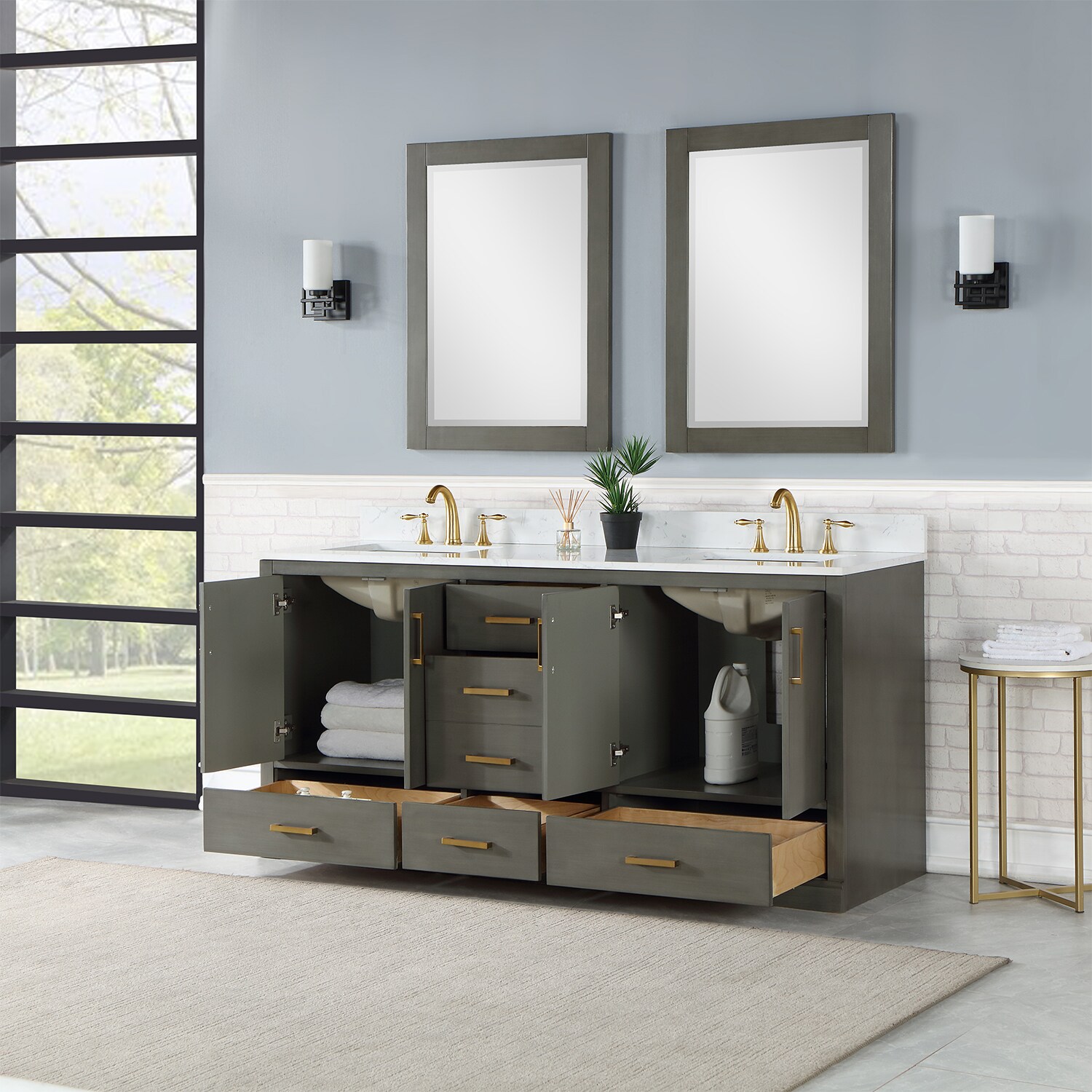 Altair 544072-GP-AW Bath-Vanity-Combo - View #7