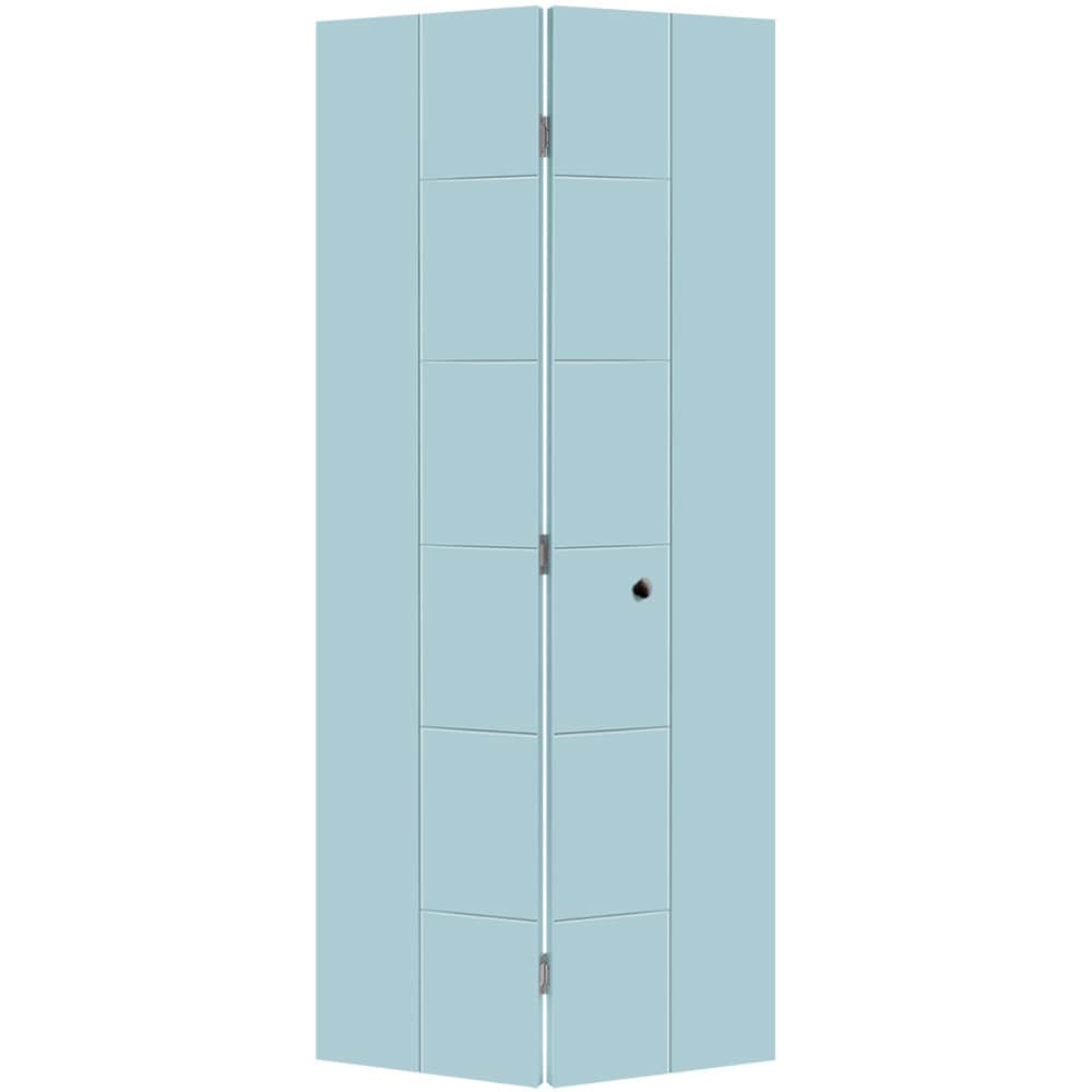 Masonite 36-in x 80-in Sea Mist Flush Smooth Hollow core
