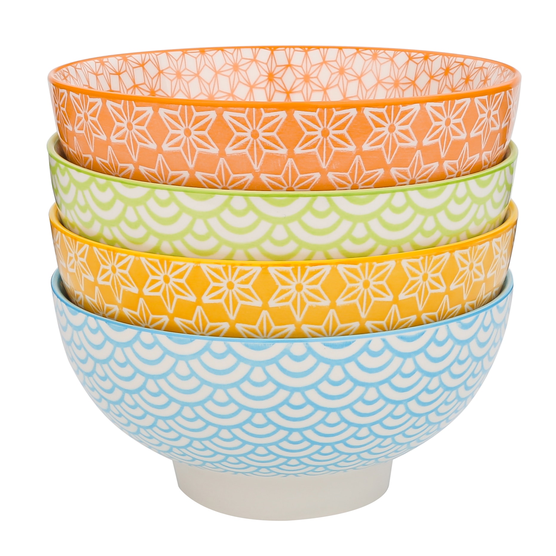 CASAINC VC-NATSUKI-SDW-NEW 4-Piece Multiple Colors/Finishes Ceramic Dinnerware