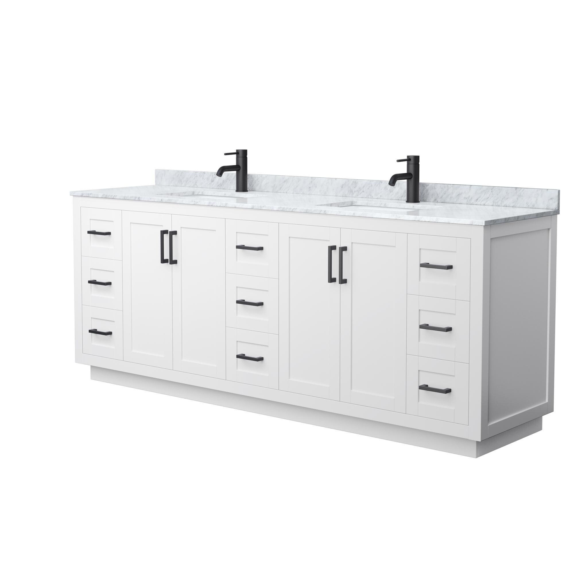 Wyndham Collection WCF292984DWBCMUNSMXX Bath-Vanity-Combo - View #2