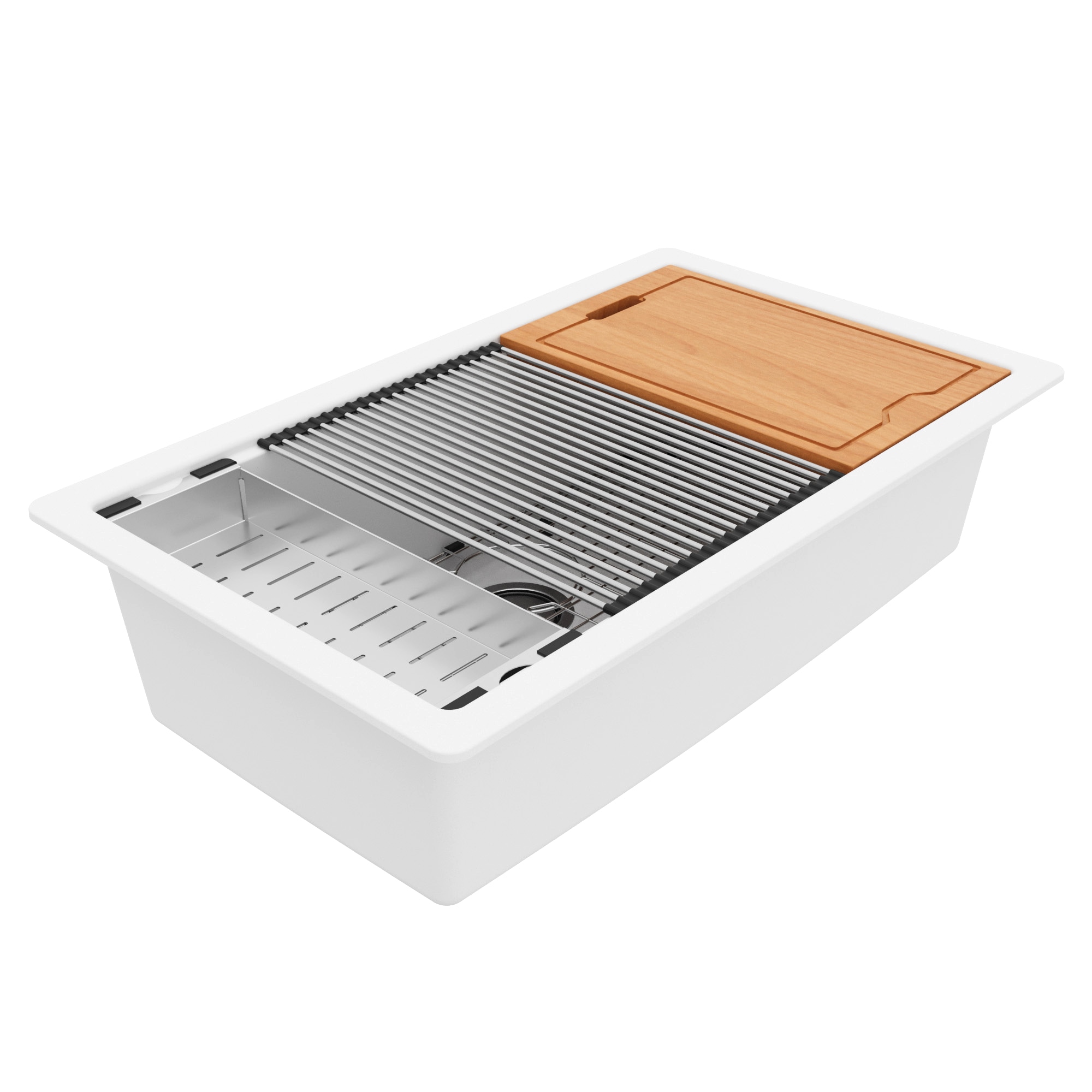 Karran QUWS-875-WH Kitchen-Sinks - View #10
