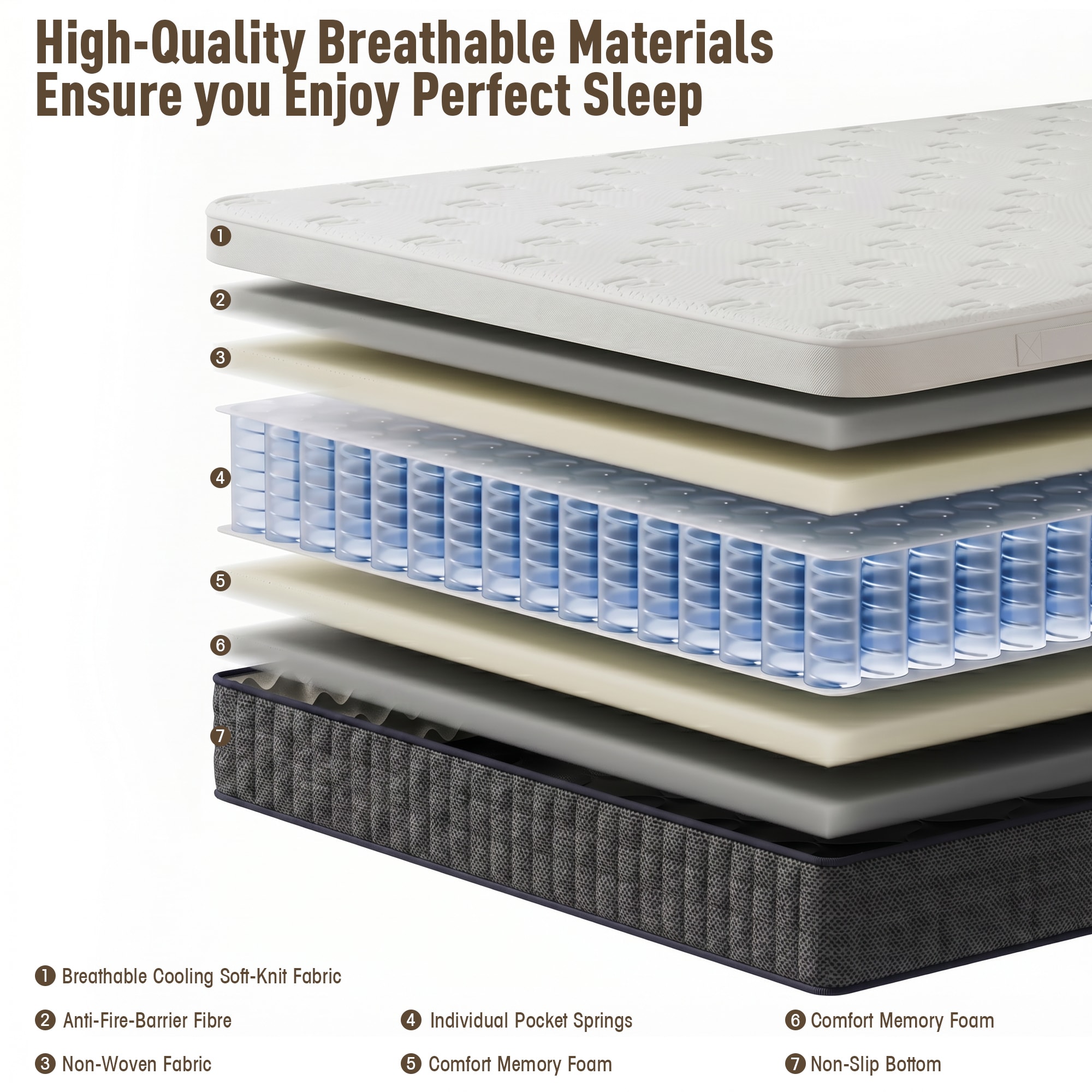 YINIX CD025F Mattresses-Boxsprings - View #6