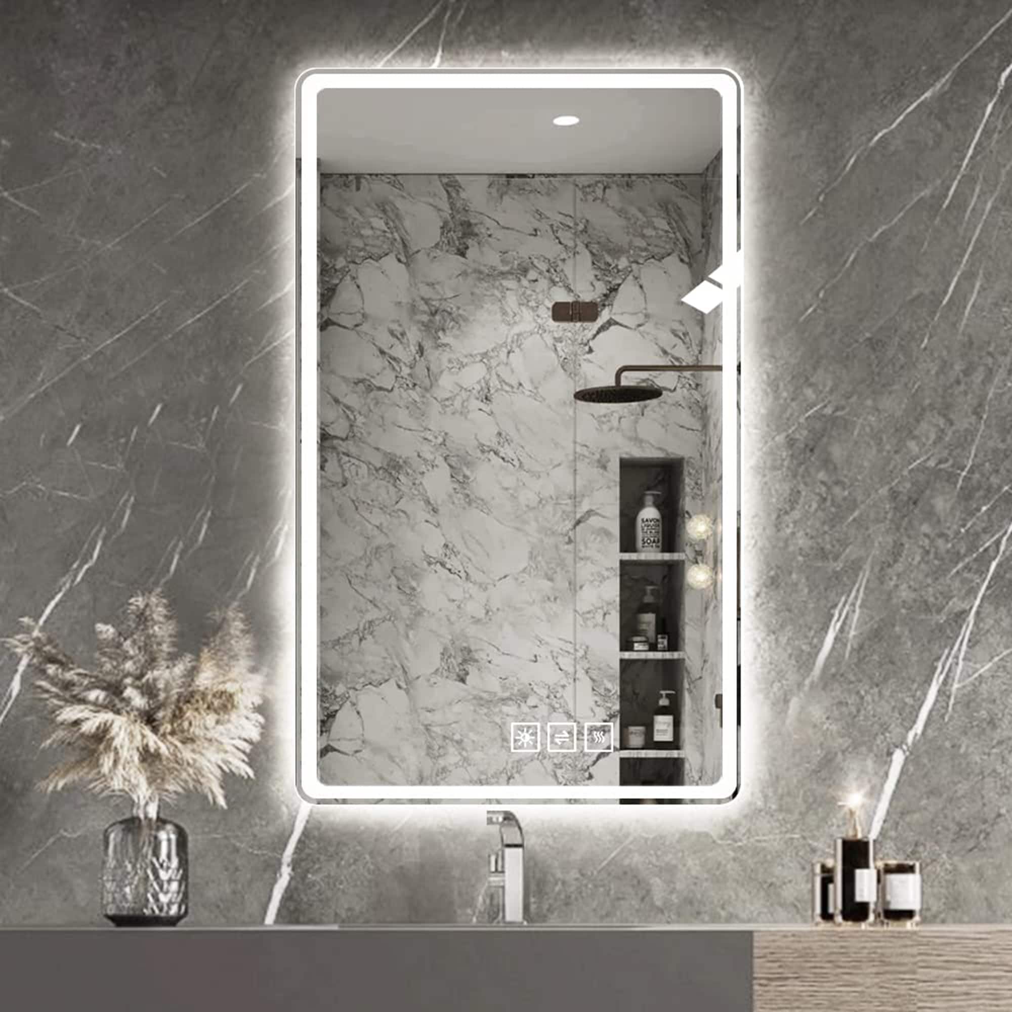 Bybafun YE3600003 Framed-Bath-Mirrors - View #11
