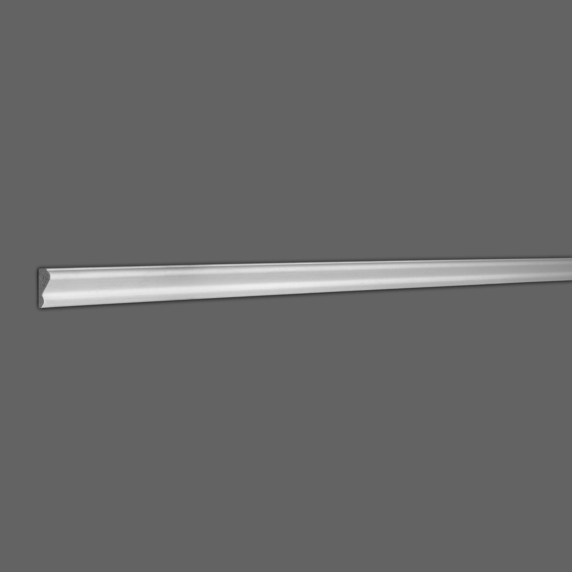 Architectural Products by Outwater 3P5.37.01004 1.125-in x 8-ft White Unfinished Polystyrene Wall Panel Moulding