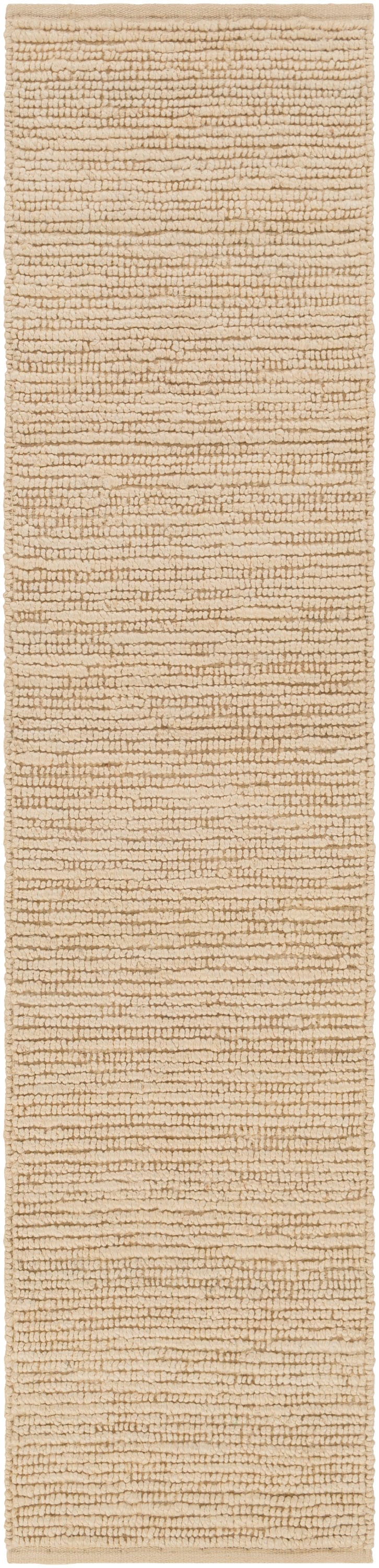 Livabliss COT1930-2610 Continental 2 x 10 (ft) Jute Cream Rectangular Indoor Solid Runner rug