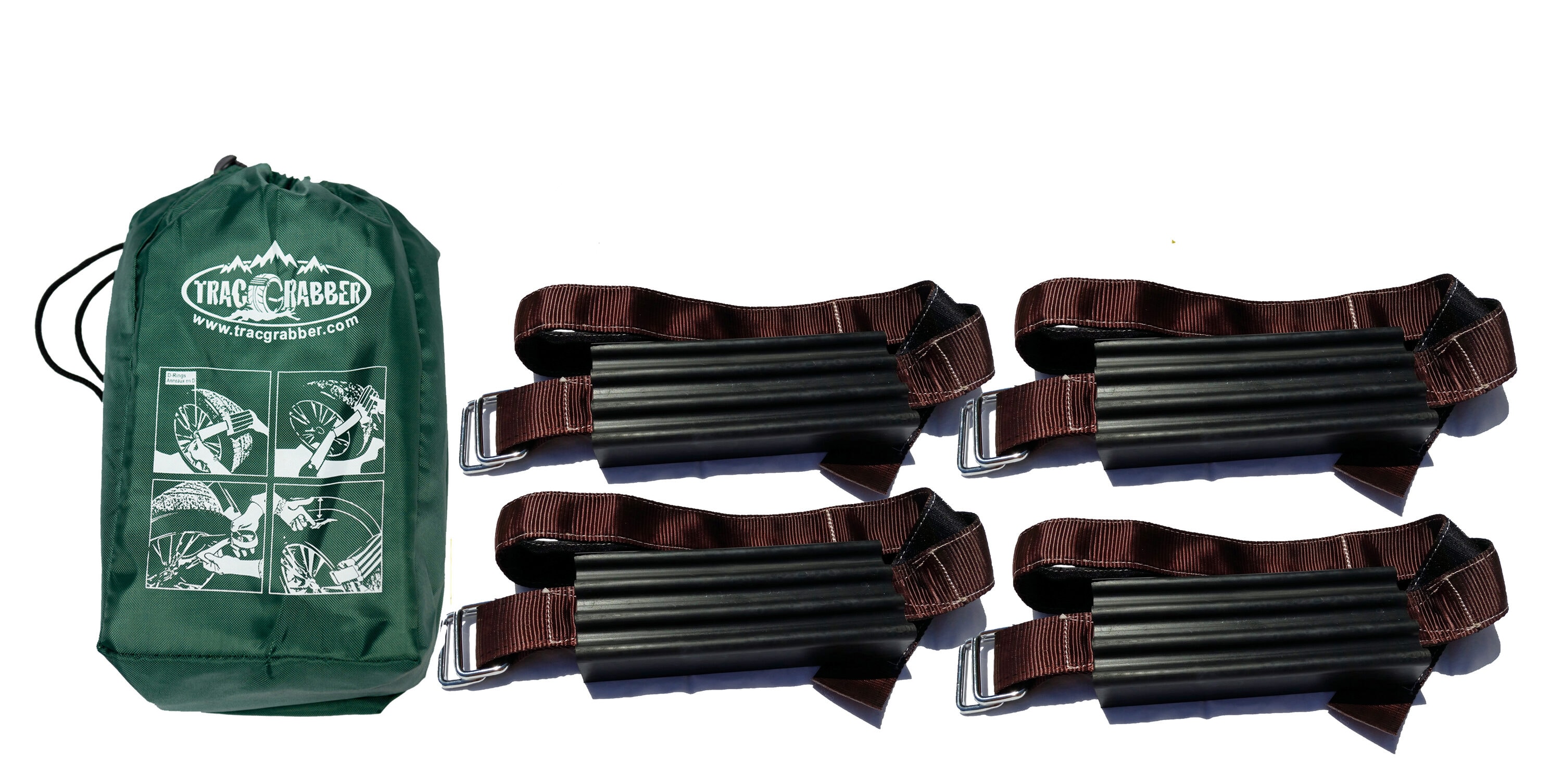 TRAC-GRABBER TG-OT2 4 -Pack Tire traction blocks