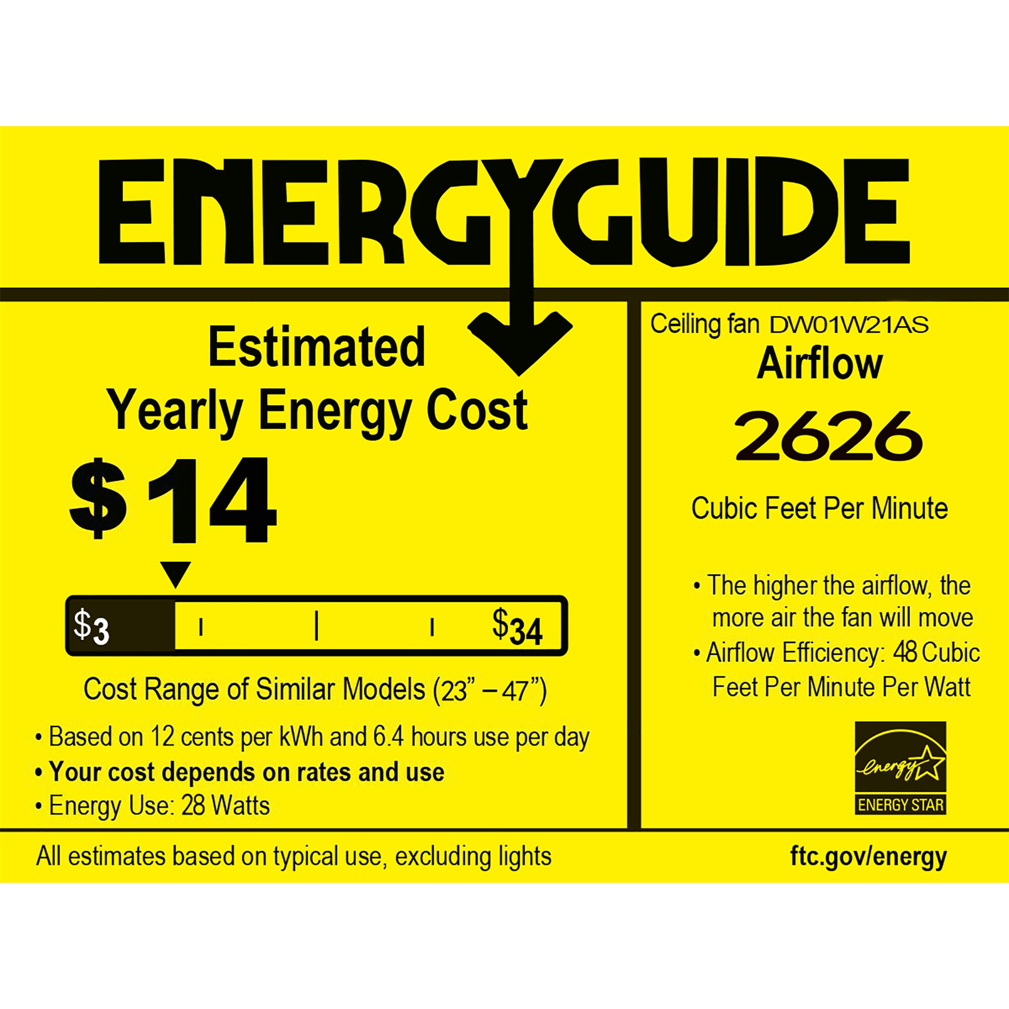 Home Accessories Inc DW01W21AS Ceiling-Fans - View #9