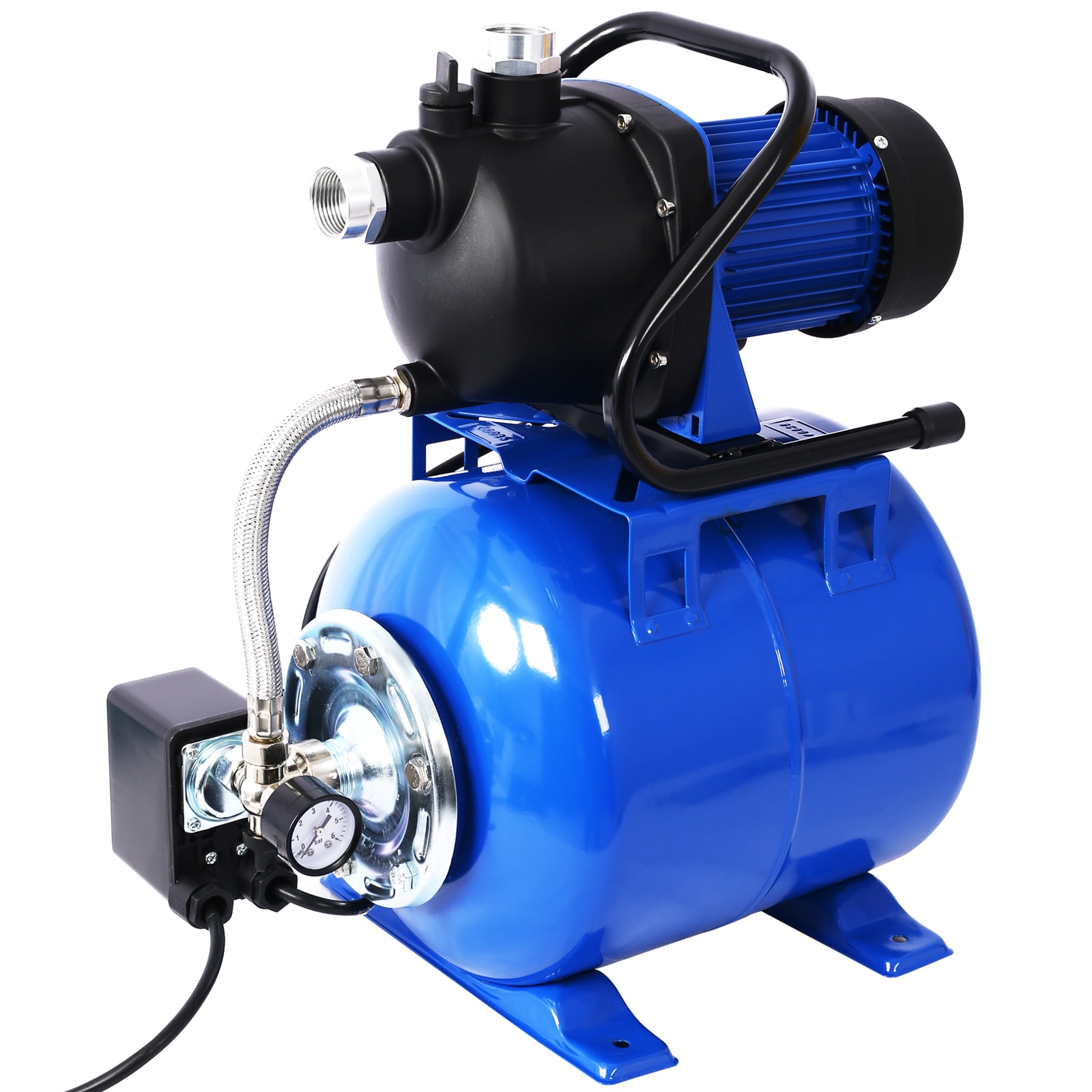 Wrightmaster PUMP23965 1-1/2-HP 115 -Volt 16.67-Gallon Aluminum Shallow well jet pump