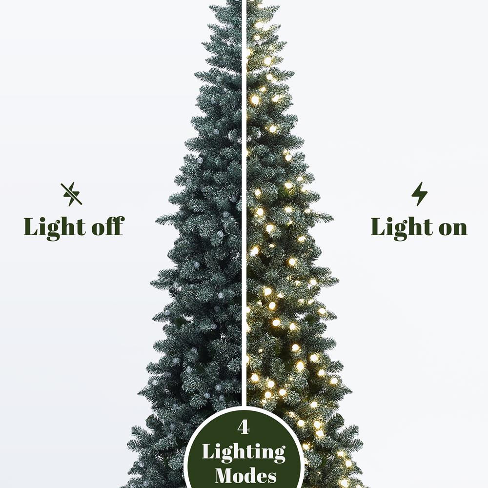 LuxenHome WHAP2562 Artificial-Christmas-Trees - View #3