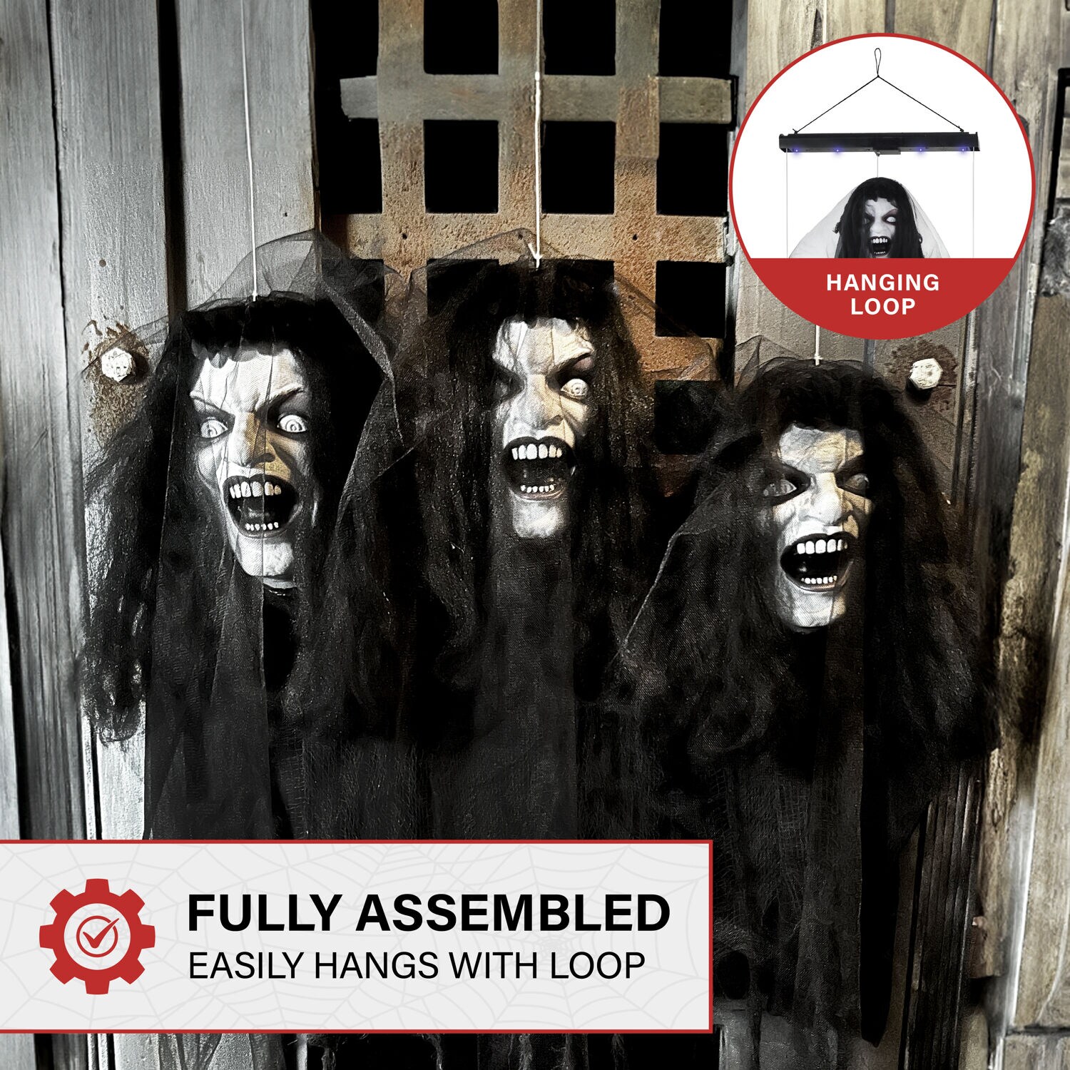 Haunted Hill Farm HHBRIDE-8HLSA Halloween-Animatronics - View #7