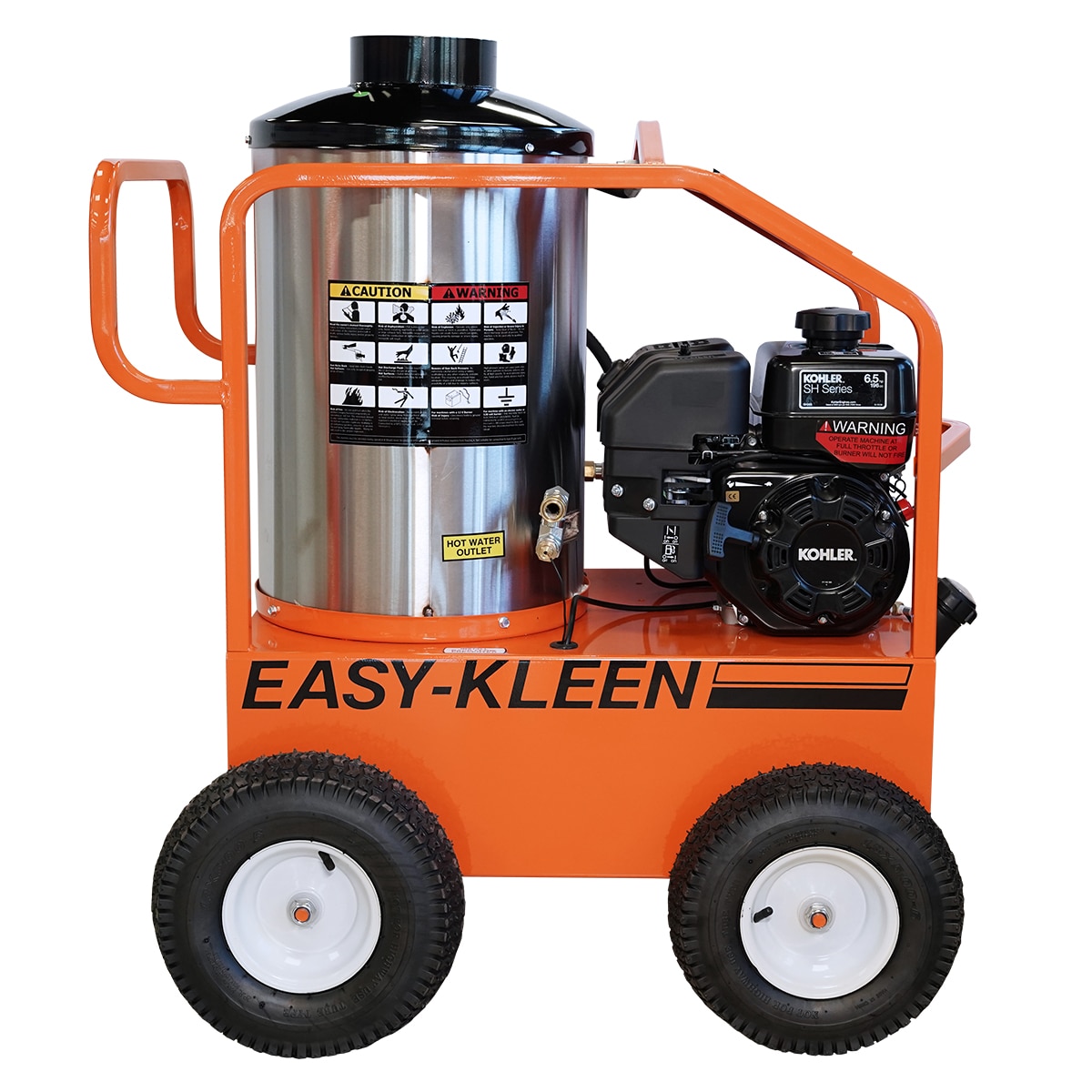 Easy-Kleen RVWASH100-6.5 RV & Car Lot 2700 PSI Gas - Cold Water Pressure  Washer Trailer w/ General Pump & Kohler Engine