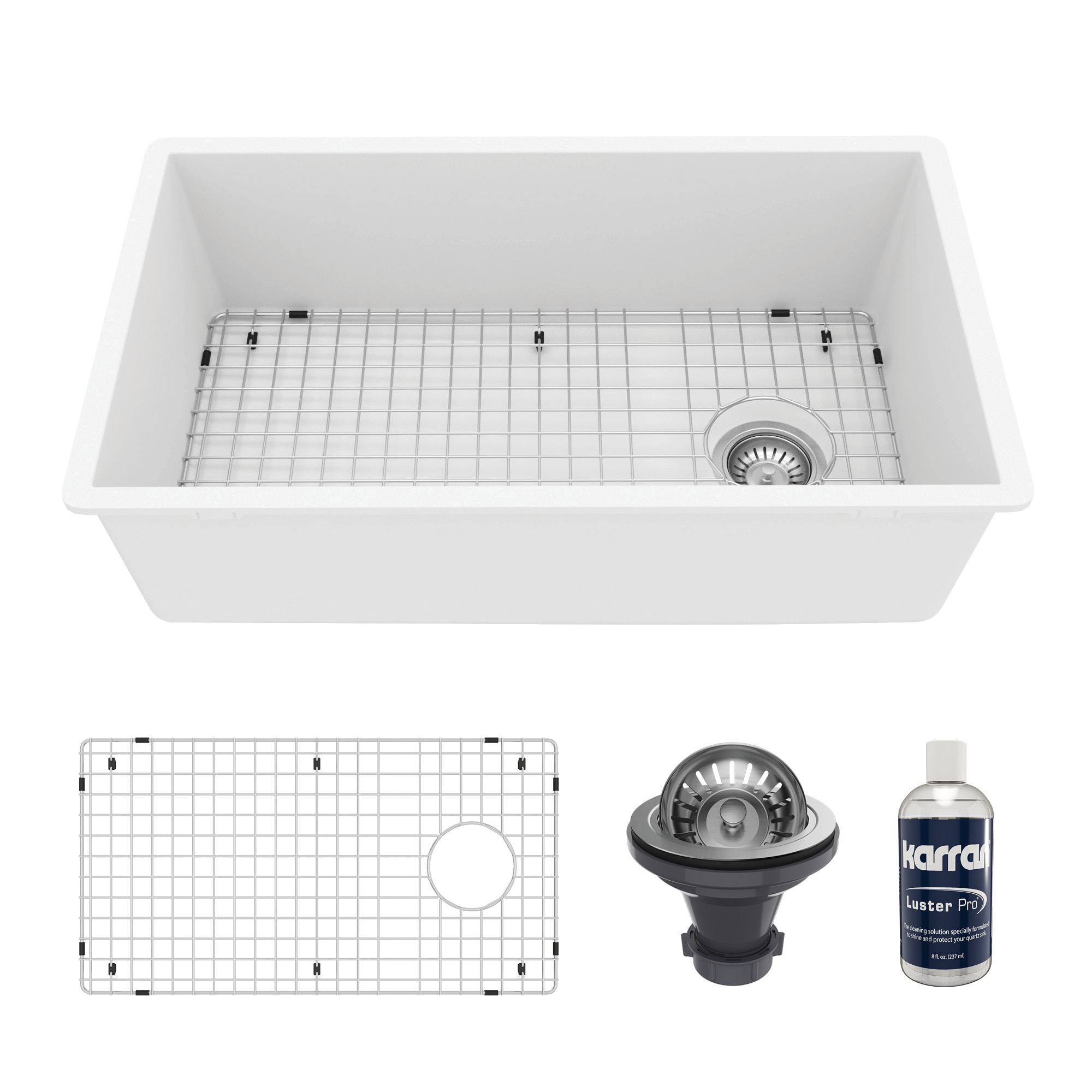 Karran QU-670-WH-PK1 Kitchen-Sinks - View #3