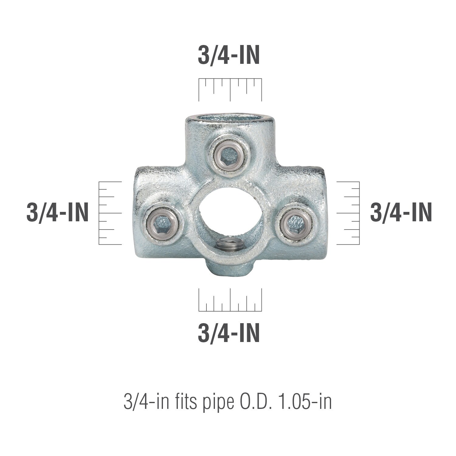 SteelTek 677-604HC Structural-Pipe-Fittings - View #3