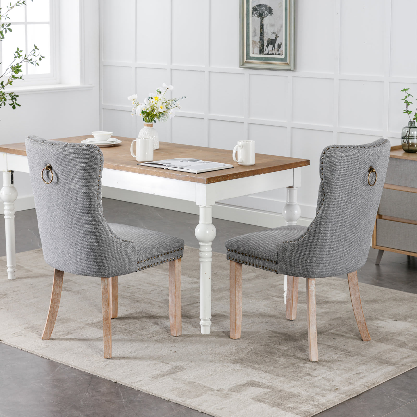 Vynxaria LEXY0126-DJCY-2GRY Dining-Chairs - View #3