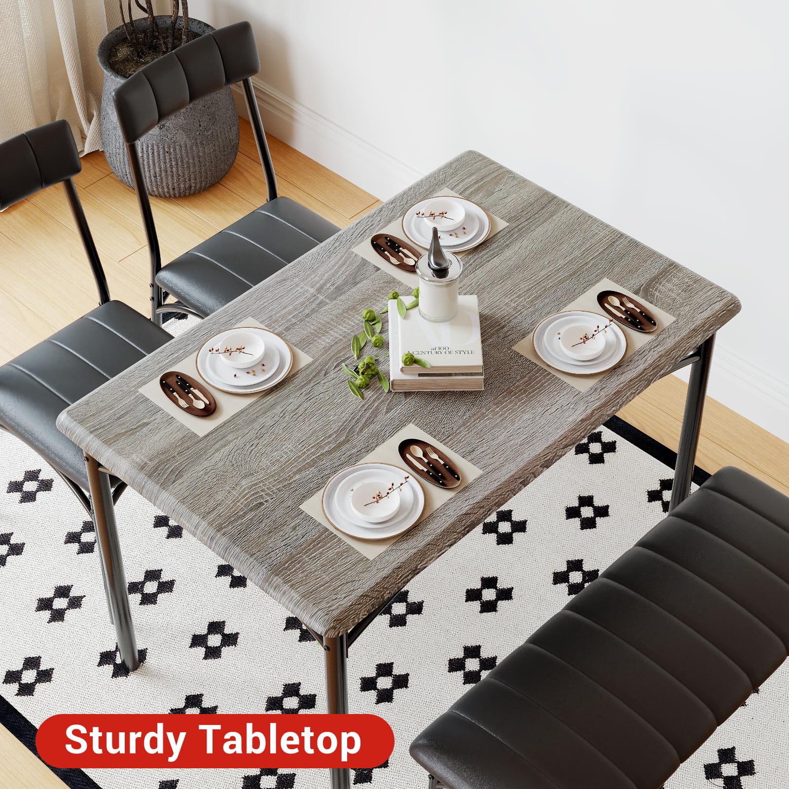 GarveeLife LSLX0330SB218 Dining-Tables - View #8