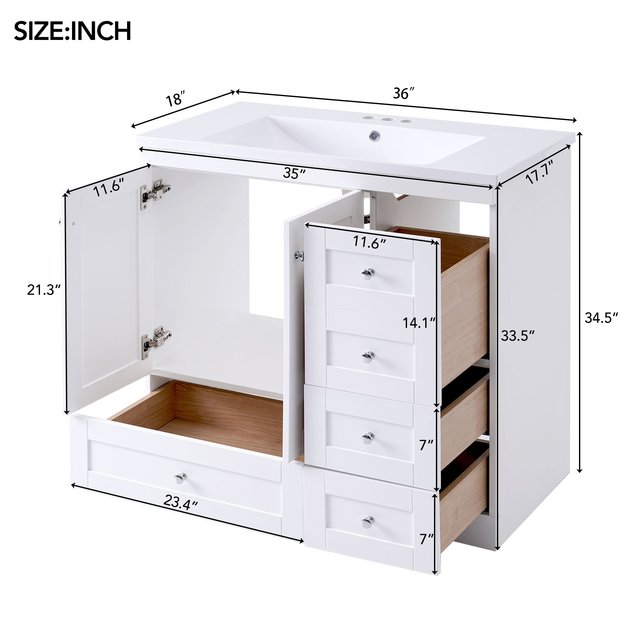 GDFStudio 345610 Bath-Vanity-Combo - View #11