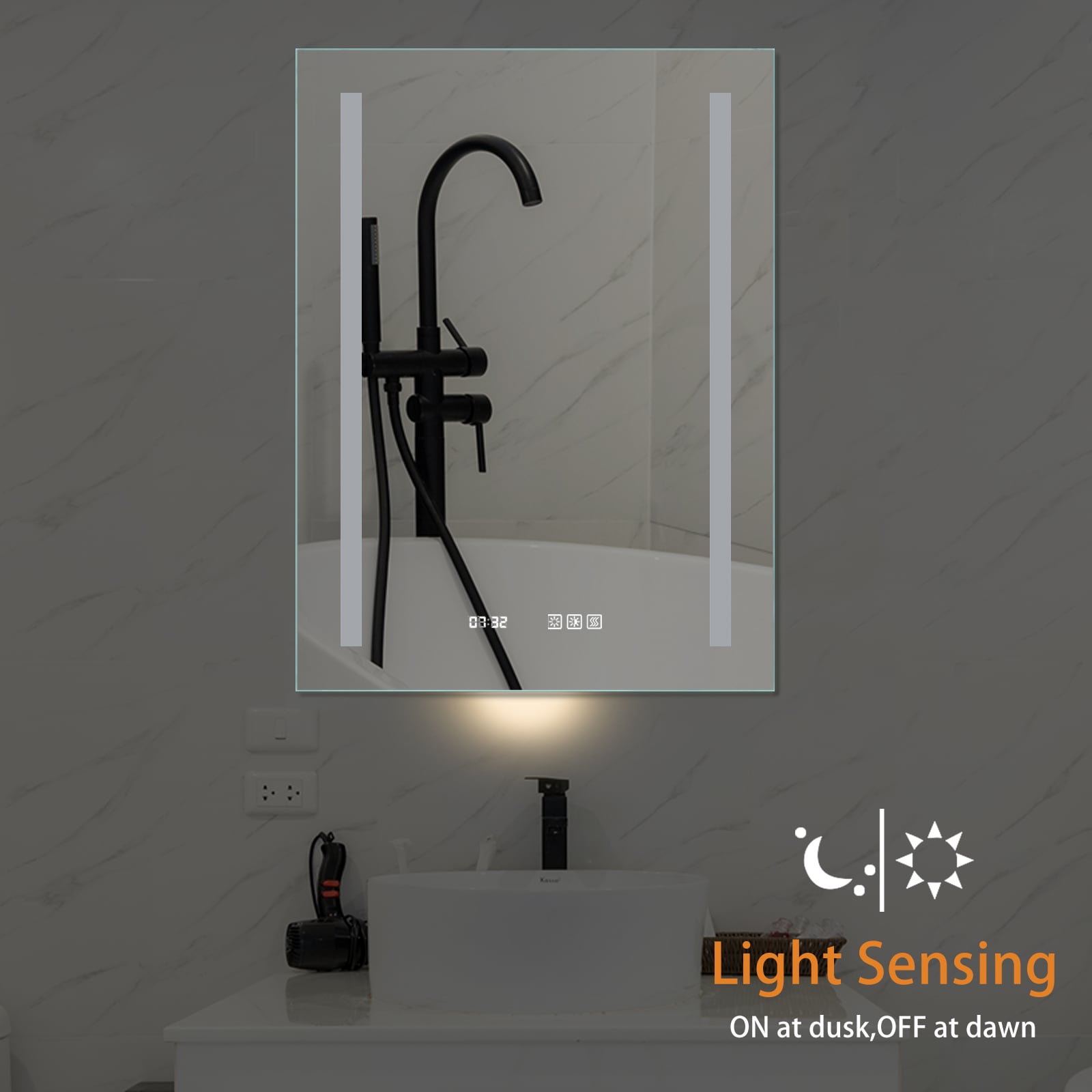 Forclover JSEX2432LM-3 Framed-Bath-Mirrors - View #8