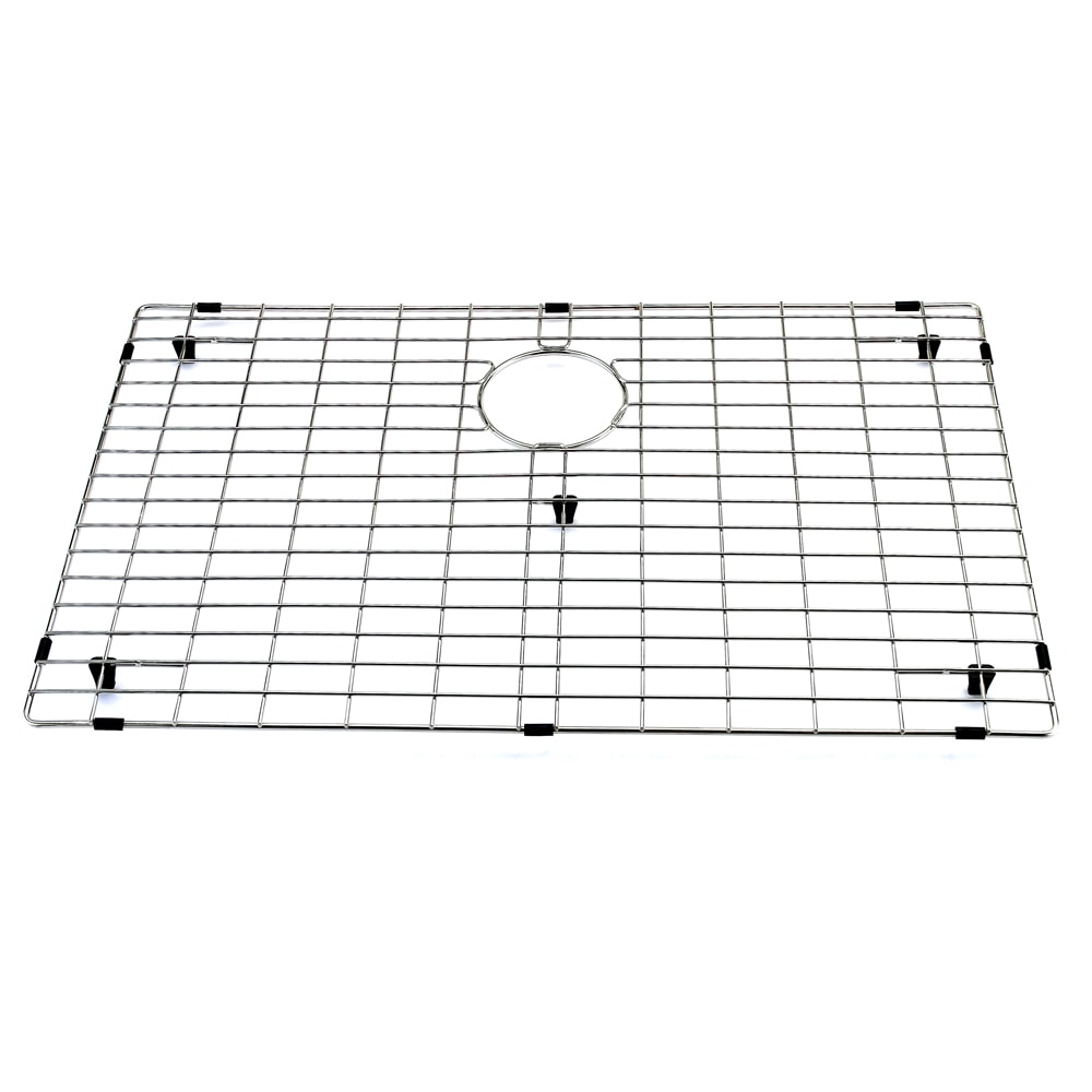 VIGO 27 75 In X 16 5 In Back Center Drain Stainless Steel Sink Grid In   00676567 