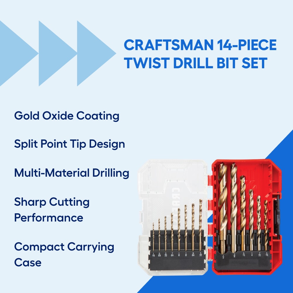 CRAFTSMAN CMAM2214TWR Metal-Twist-Drill-Bits - View #2
