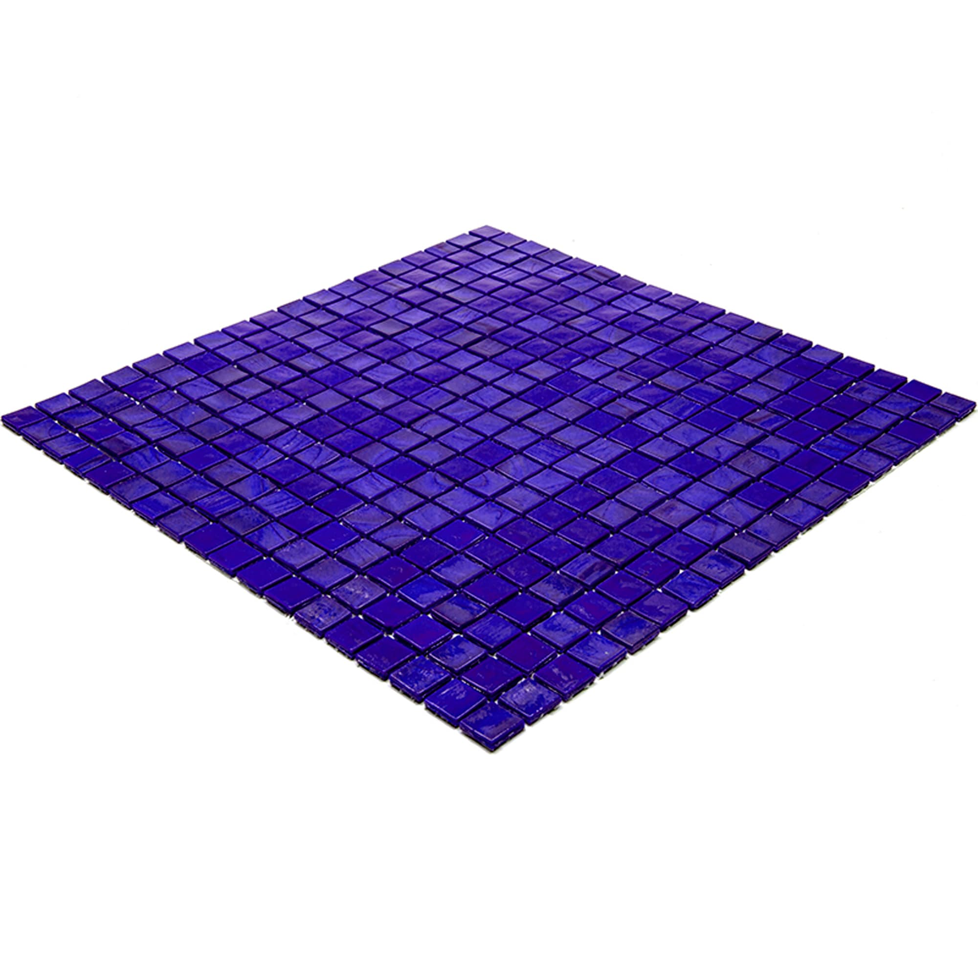 Glossy Royal Blue Glass Mosaic Wall and Floor Tile