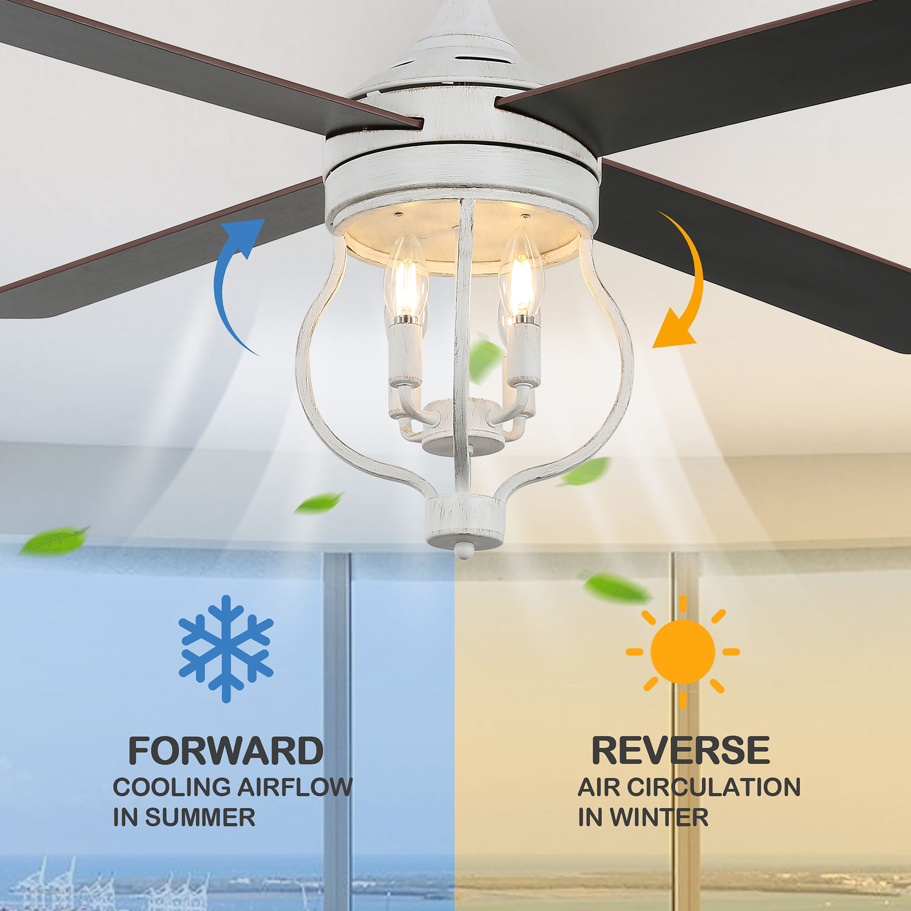 Oaks Decor DC5211-B Ceiling-Fans - View #7