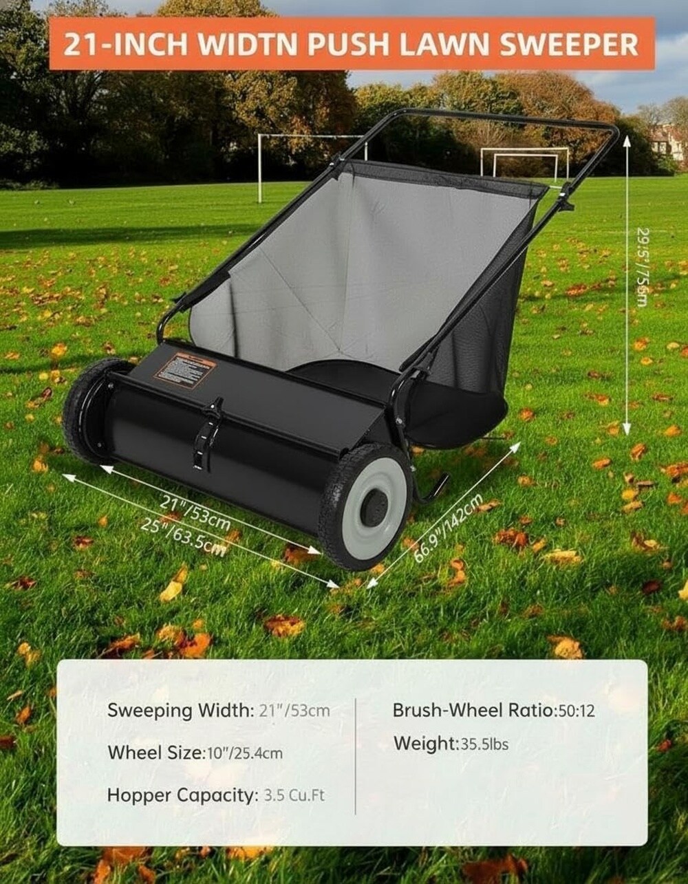 GAOMON LSPPJOK-KYAVH5XSWB lawnsweeper - View #2