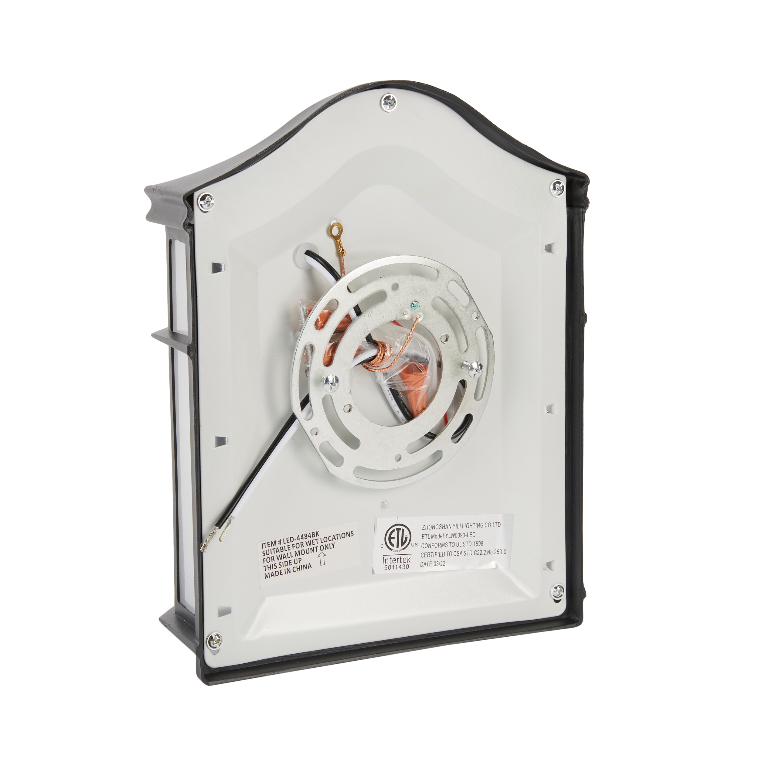Lucid Lighting LED-4484 BK Outdoor-Wall-Lighting - View #4