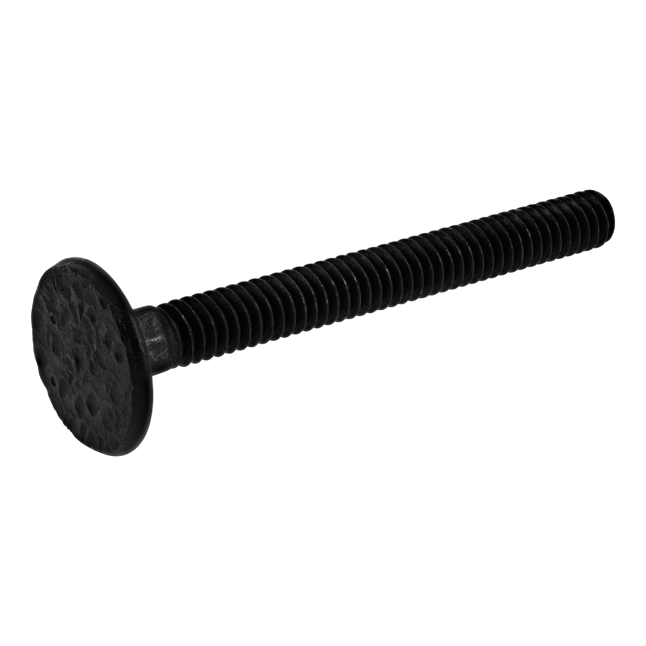 Hillman 21700089 1/4-in x 2-1/2-in Black oxide Coarse Thread Interior Carriage Bolt 4 -Count