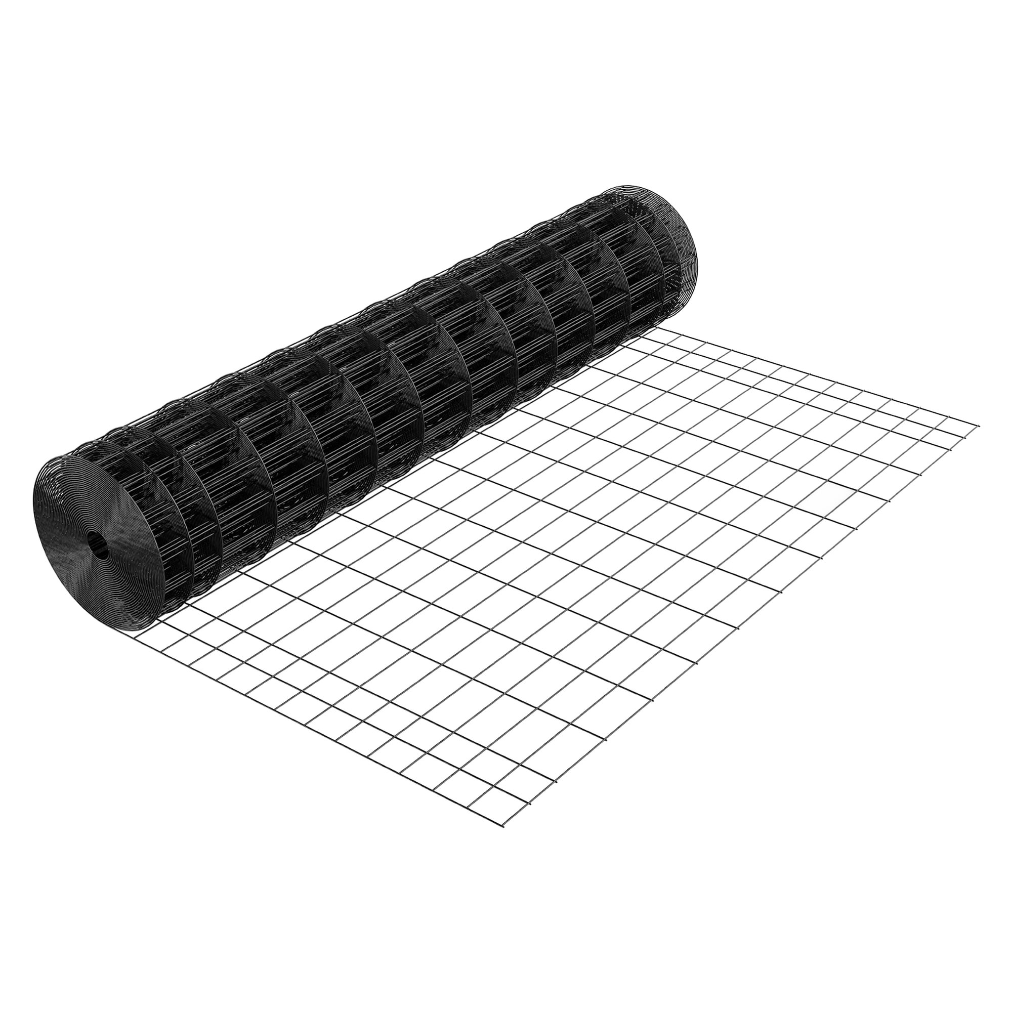 Vorene 48-in x 50ft 2x4-in 14 Gauge Galvanized Steel Wire Fencing Heavy Duty Vinyl Coated Livestock Cattle Hog Sheep Garden