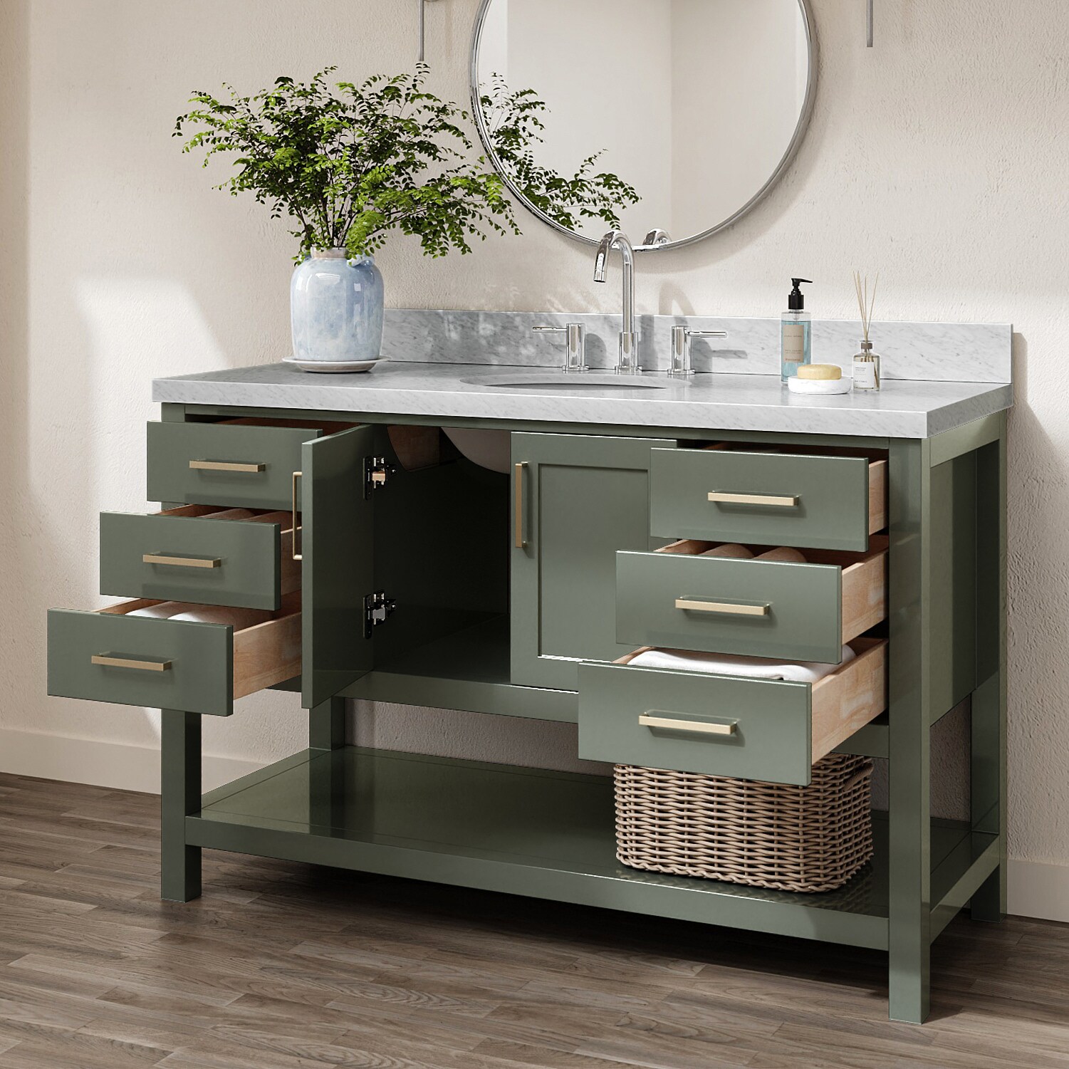 ARIEL S055SCWOVOVGN Bath-Vanity-Combo - View #3