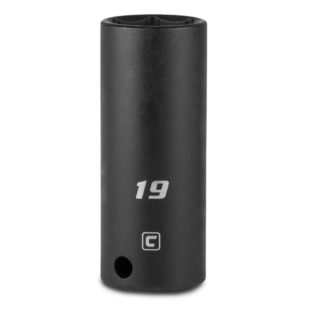 Capri Tools CP53219 Metric 3/8-in Drive 19mm 6-point Impact Socket Individual
