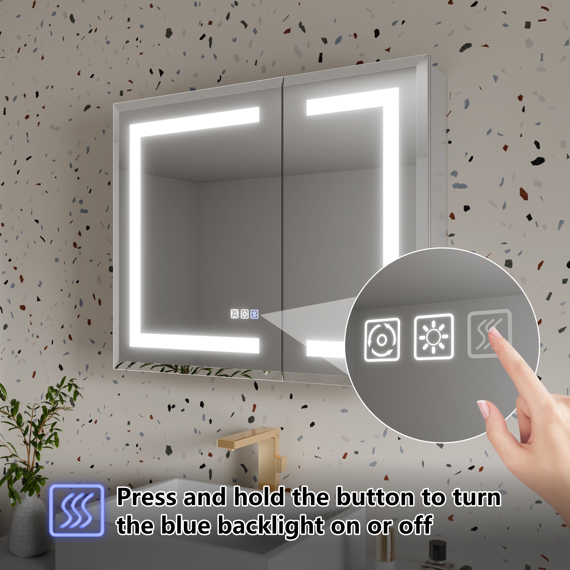 WELLFOR EXMC2030LD Bathroom-Medicine-Cabinets - View #11