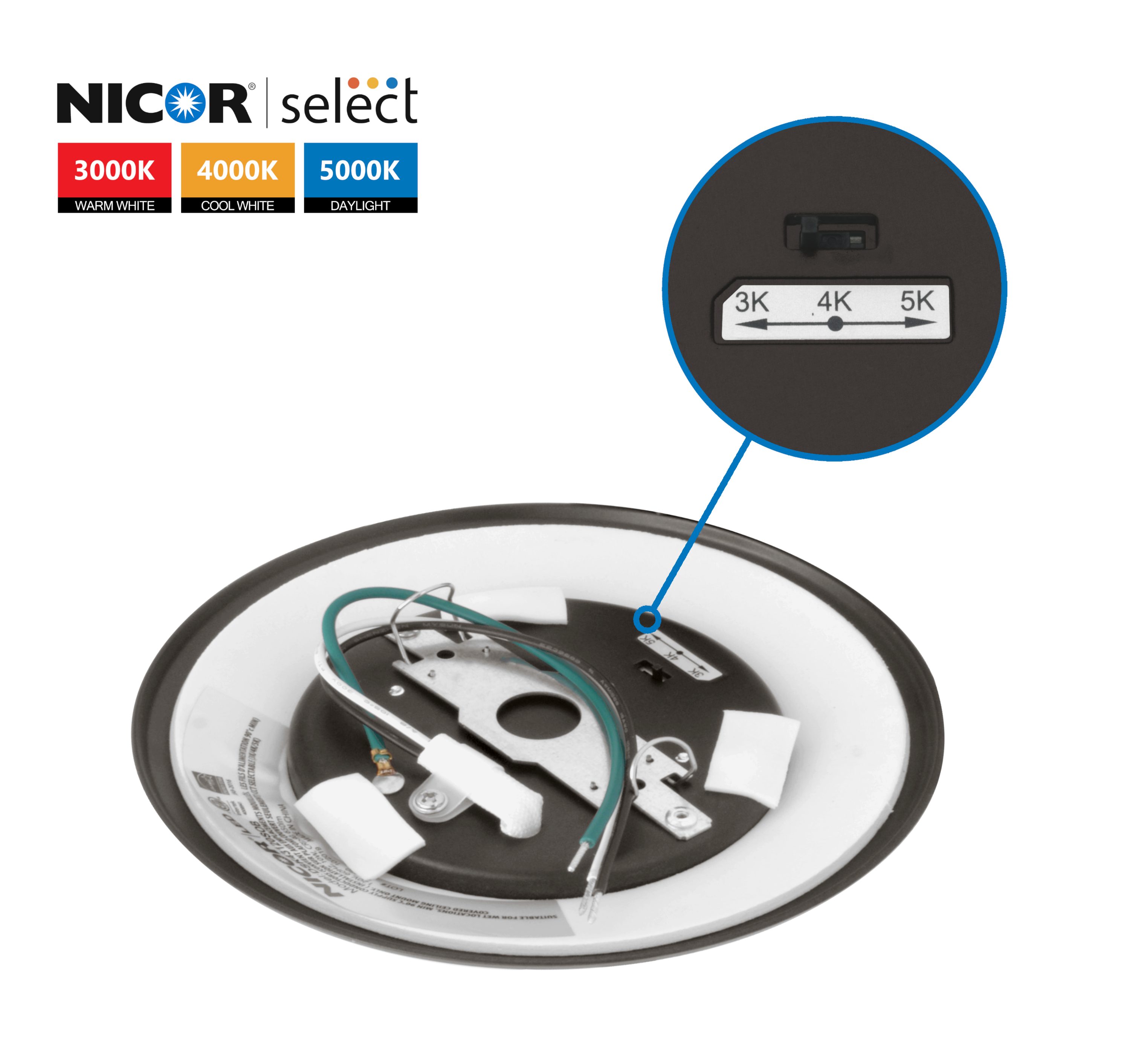 Nicor Lighting DSK43120SOB flushmounts - View #3
