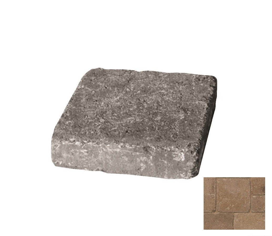 Belgard 10100337 Dublin Cobble 6-in L x 6-in W x 3-in H Aspen Blend Concrete Patio Kit