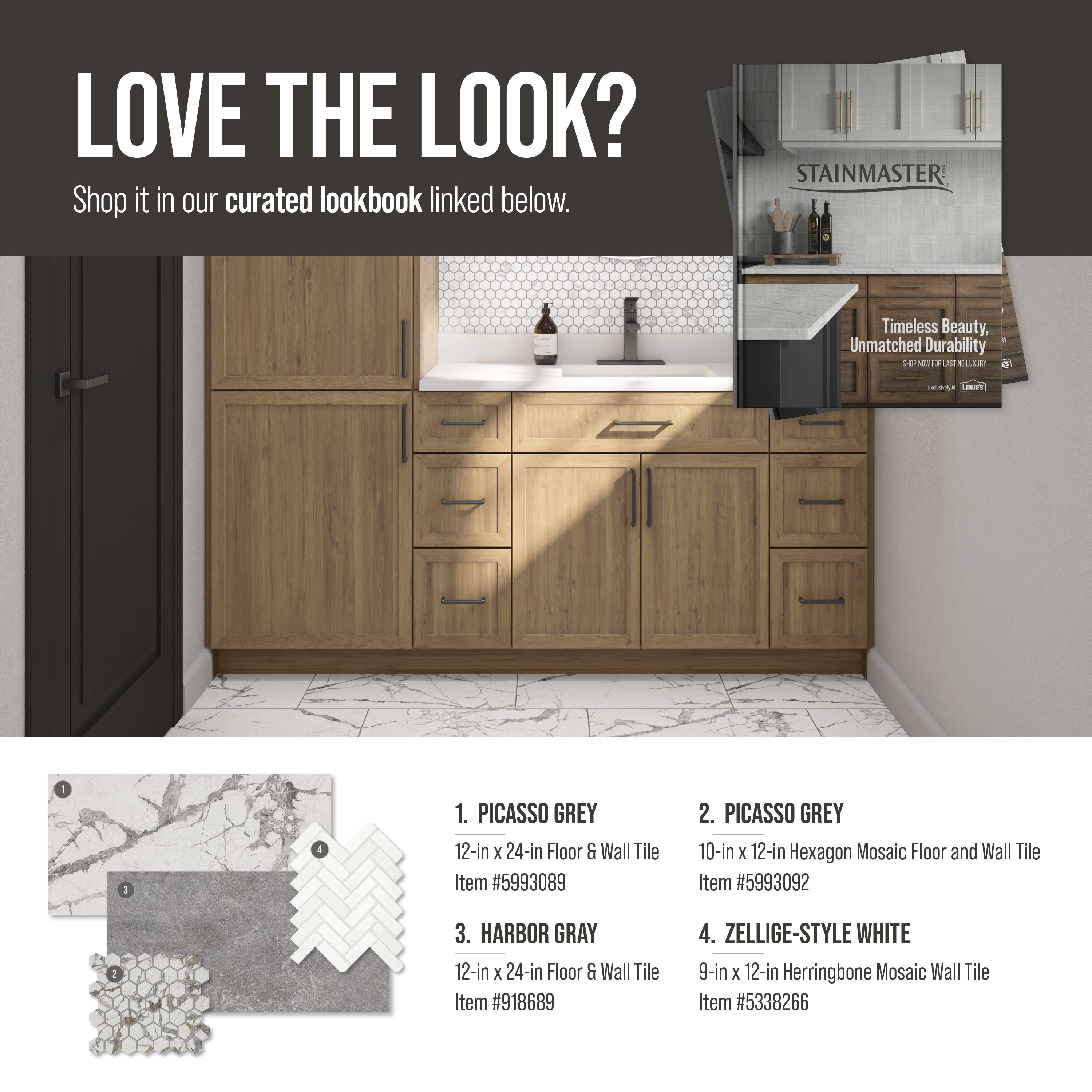 STAINMASTER SM52HER13MBGLLW Ceramic-Tile - View #6