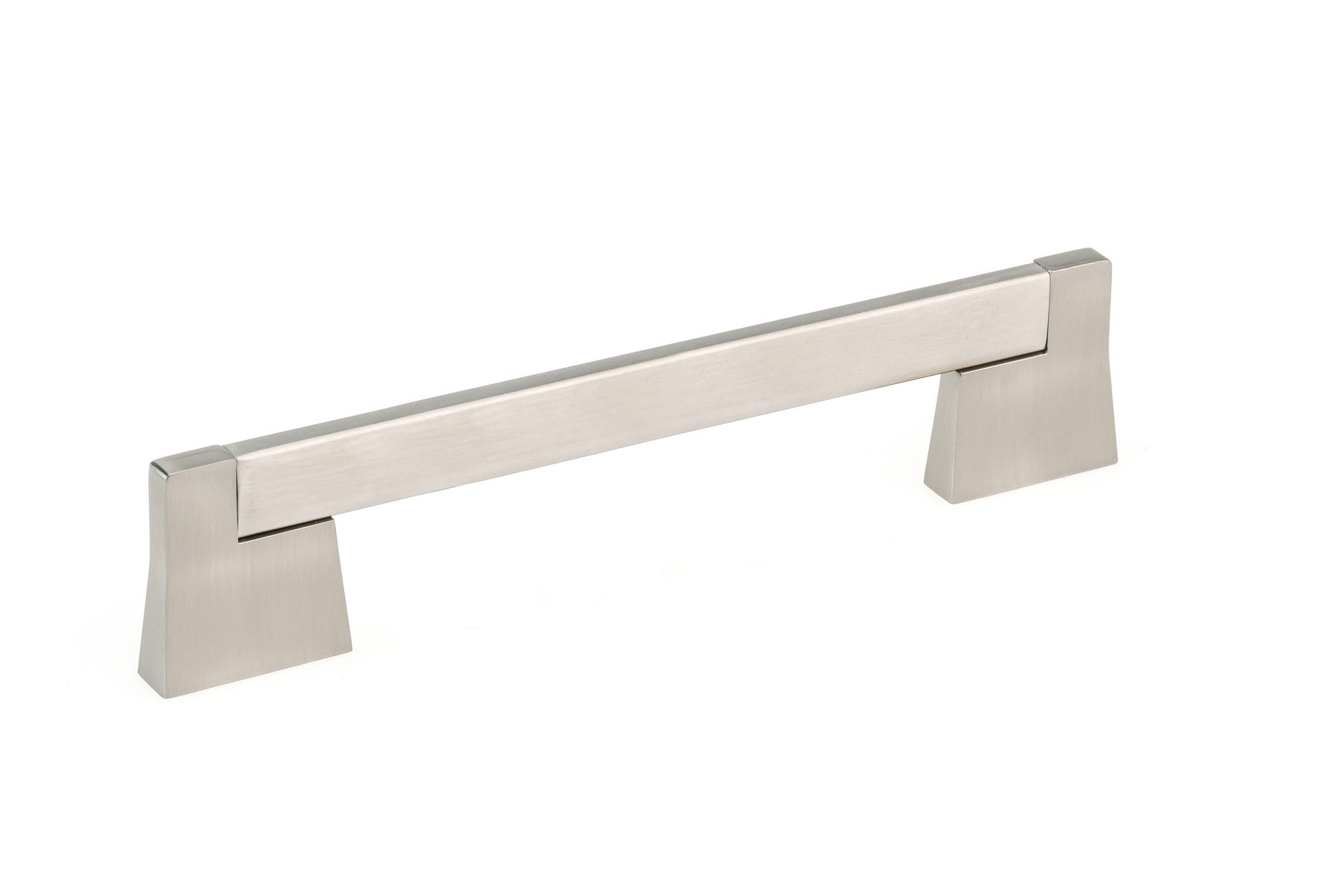 Richelieu BP8727160195 Manhattan 6-5/16-in , 160mm Center to Center Brushed Nickel Rectangular Handle