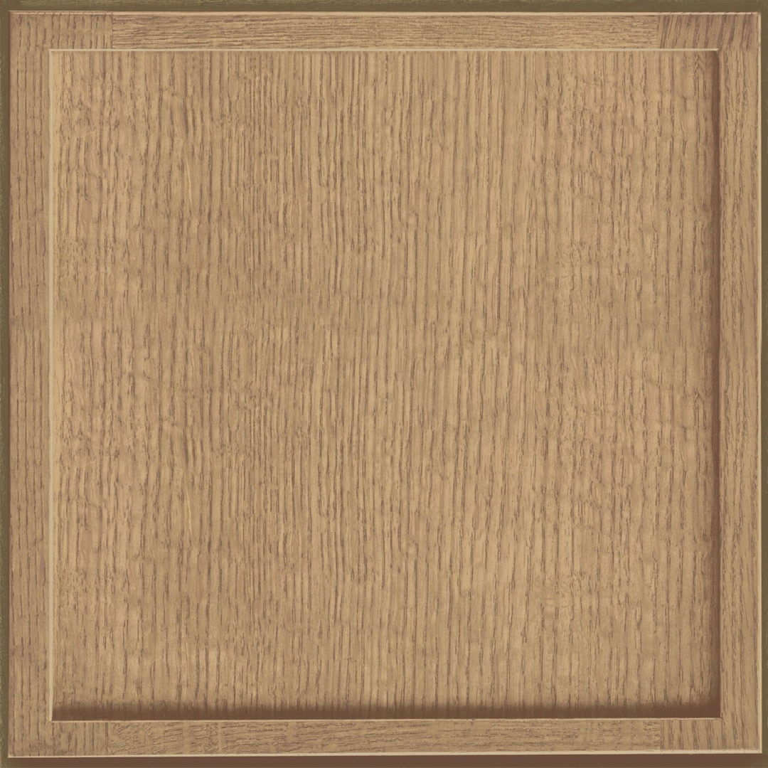 KraftMaid RDCDS,AV4Q2,H24Q Decker 14.625-Inches W x 14.625-Inches H Wicker Stained Oak Kitchen Cabinet Sample (Door Sample)