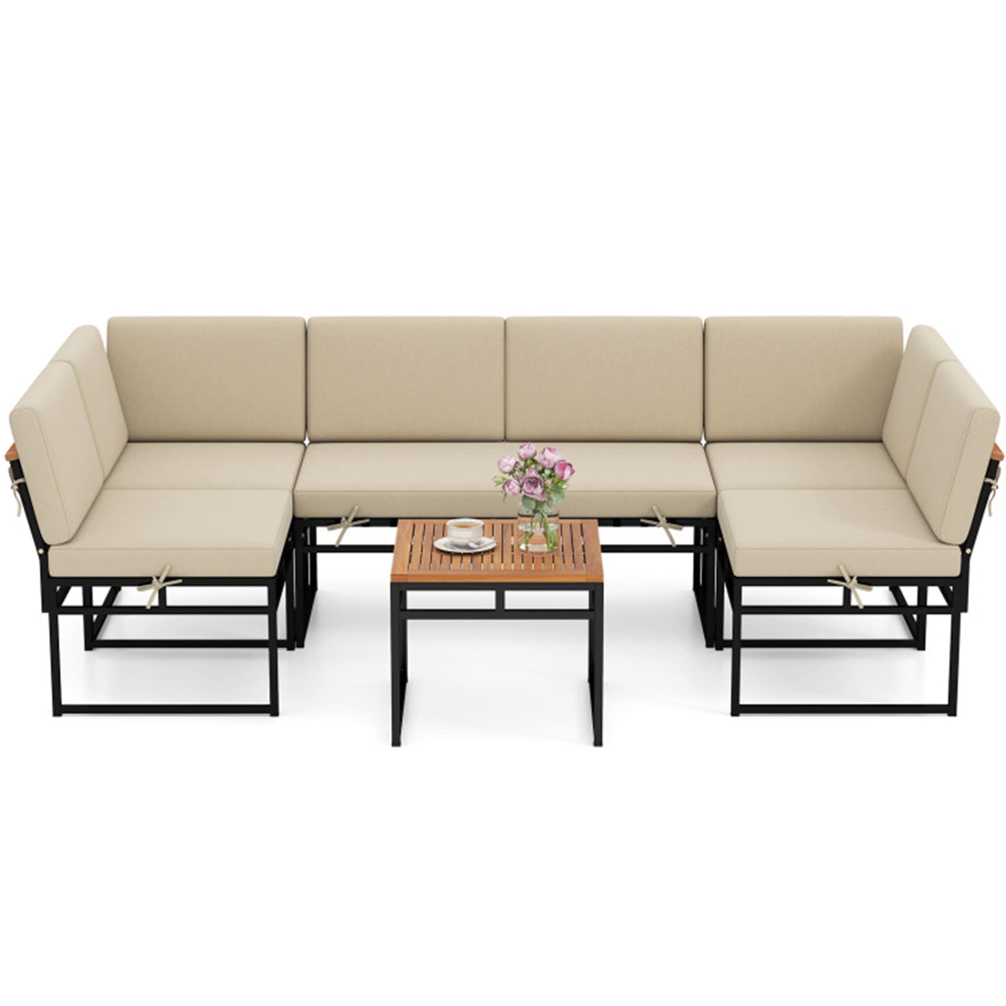 BABOOM BOM-674WH+-CO Patio-Conversation-Sets - View #2
