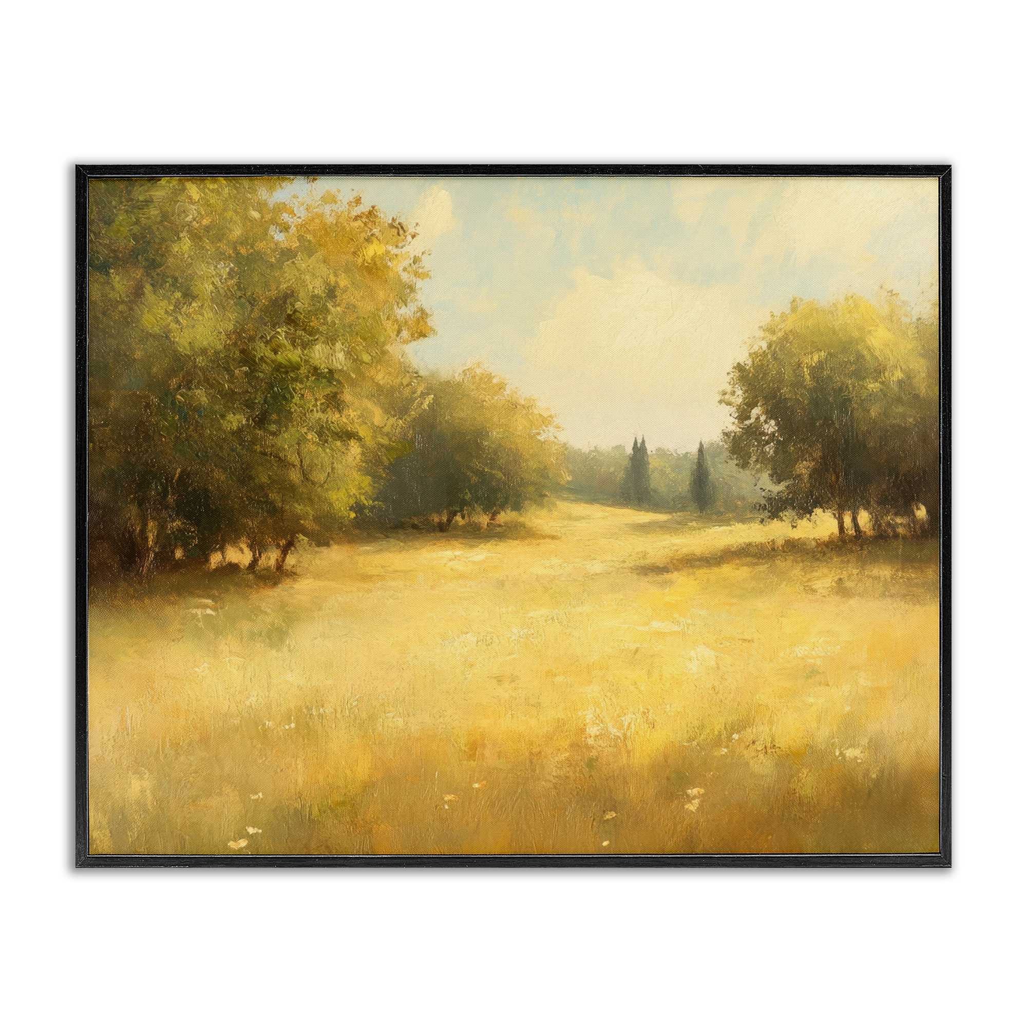 Stupell Industries BT-798-FR-16X20 Calming Countryside Nature Framed Giclee design by Petal Prints Design
