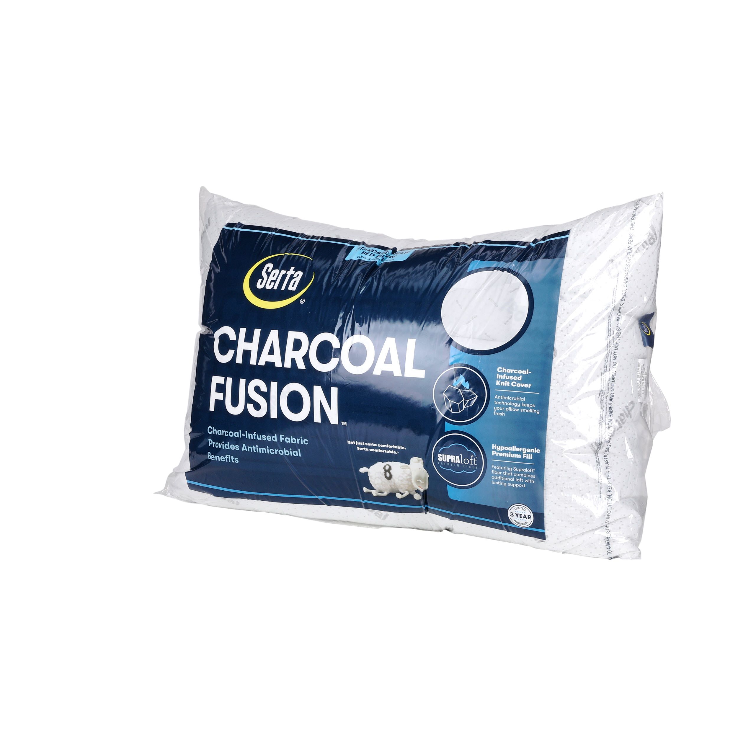 serta charcoal infused pillow