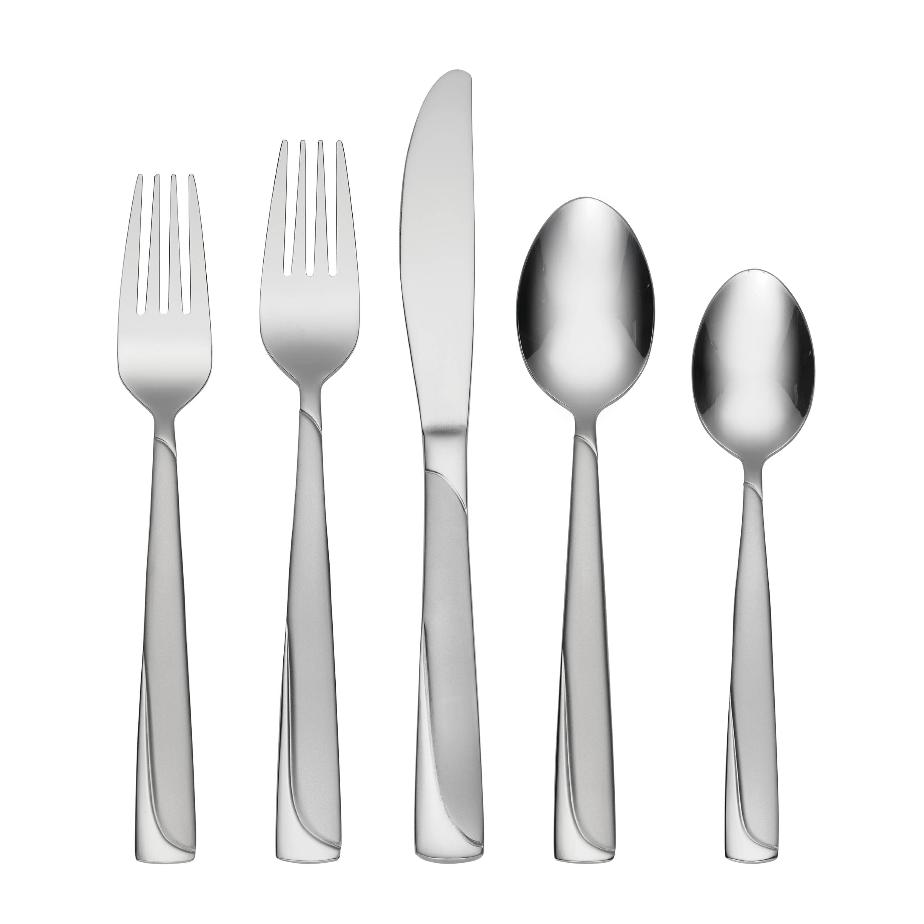Oneida H025051A Madeline 51 -Pieces Matte Modern Flatware