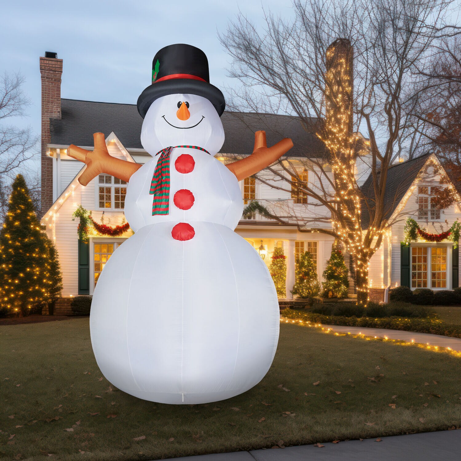 Fraser Hill Farm FHFSNWM201-L Christmas-Inflatables - View #14