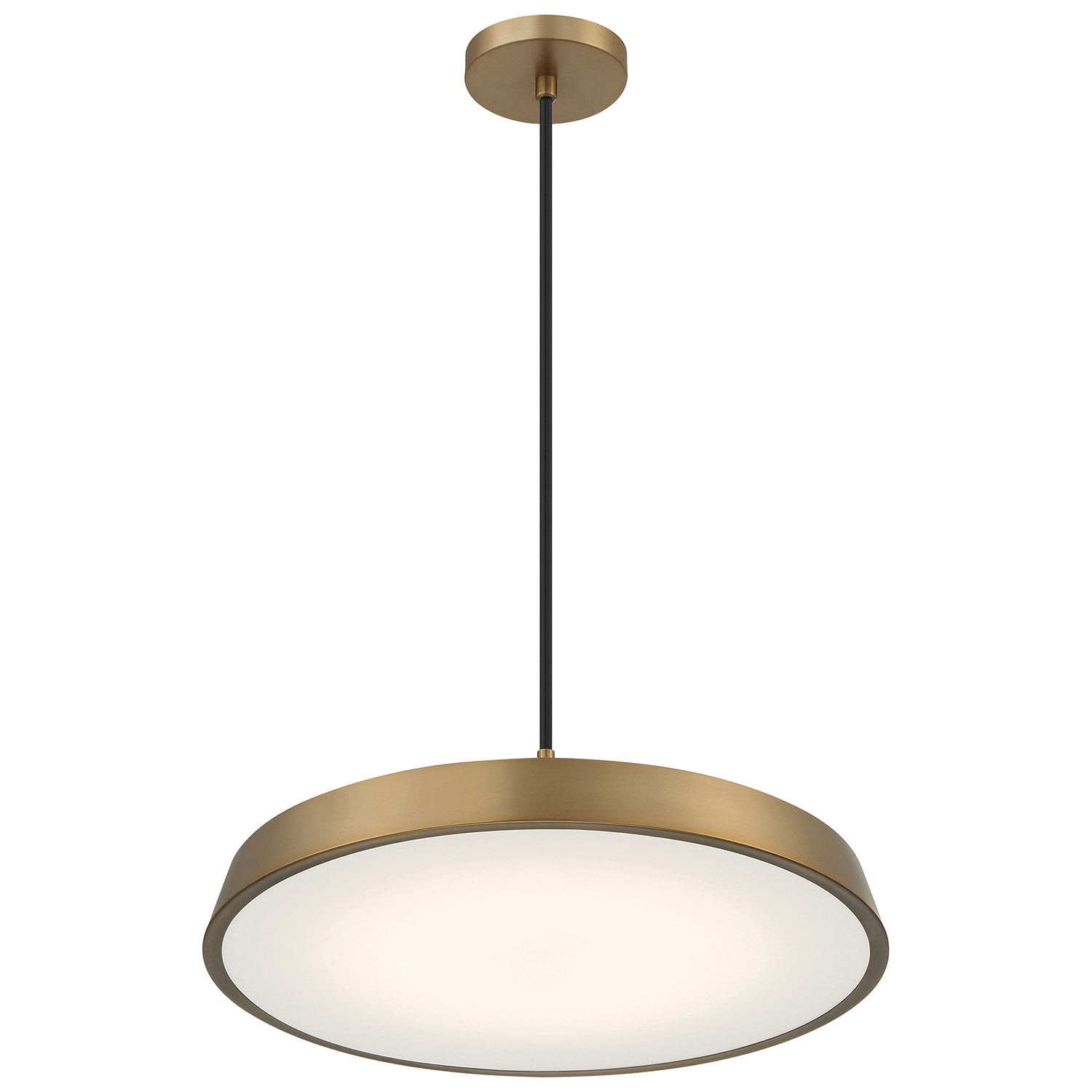 Access Lighting 50977LEDDCS-BG/WHT Pendant-Lights - View #4