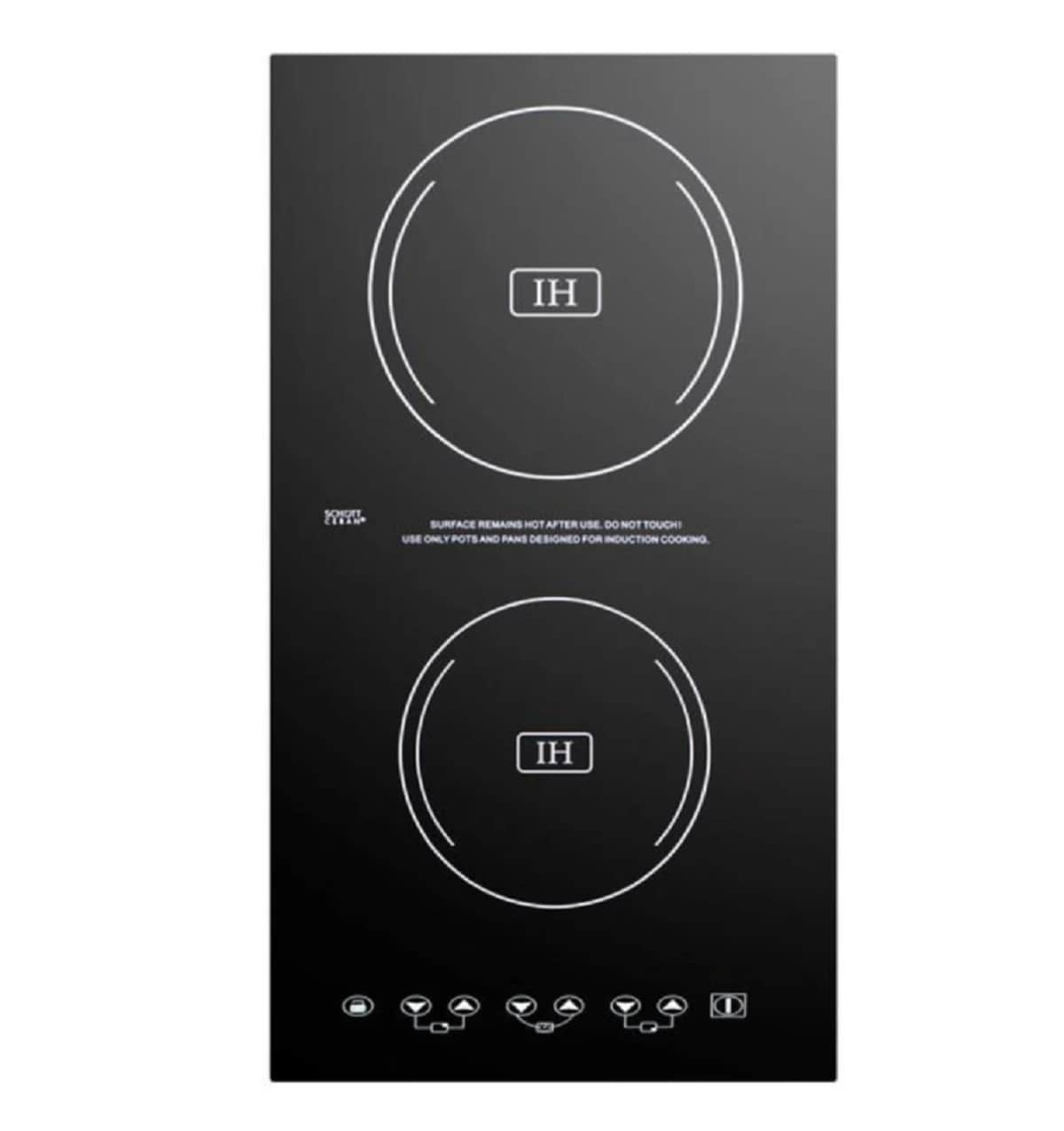 Summit Appliance SINC2220 12-in Induction Cooktop Heating Element (Black)