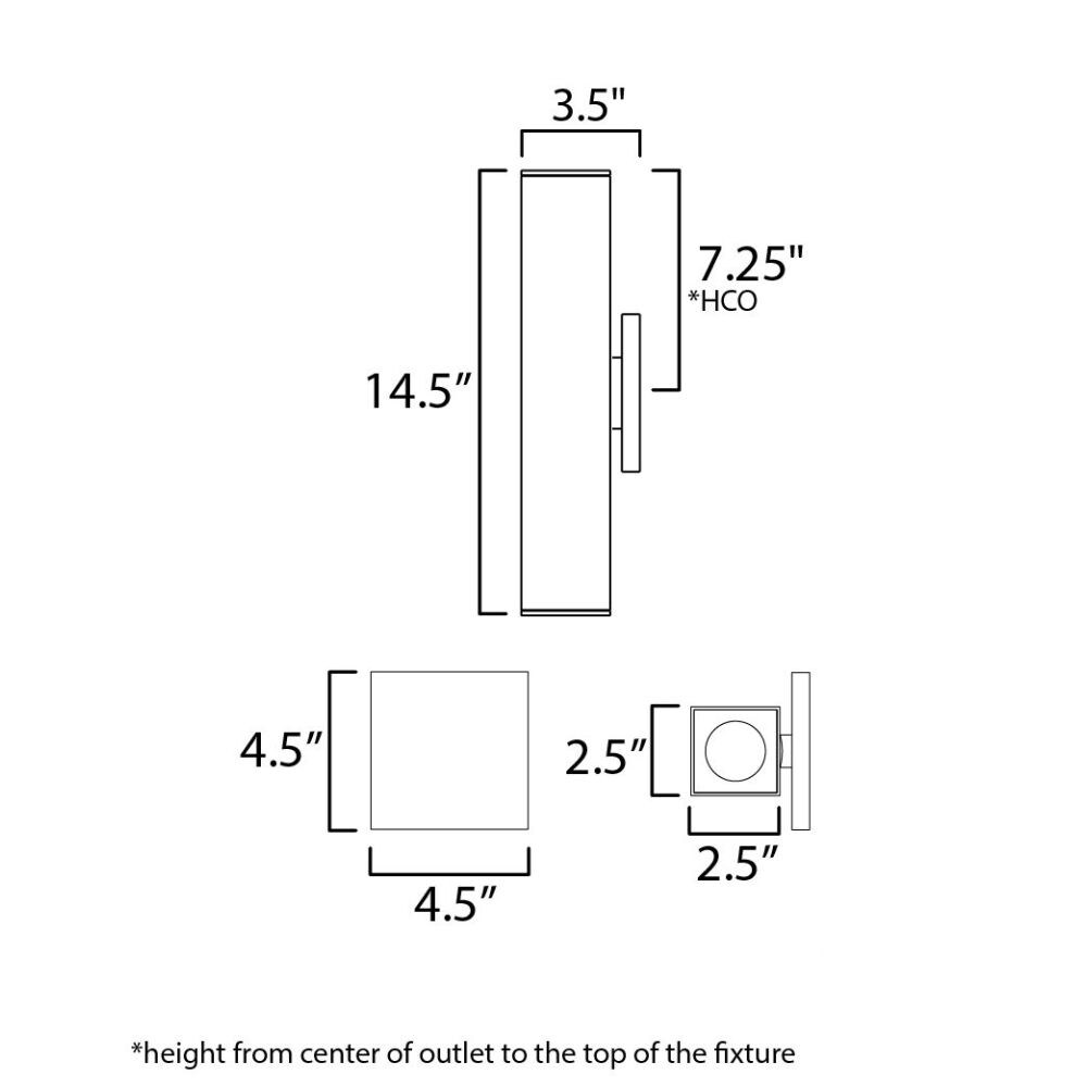Maxim Lighting 86423BK Outdoor-Wall-Lighting - View #3