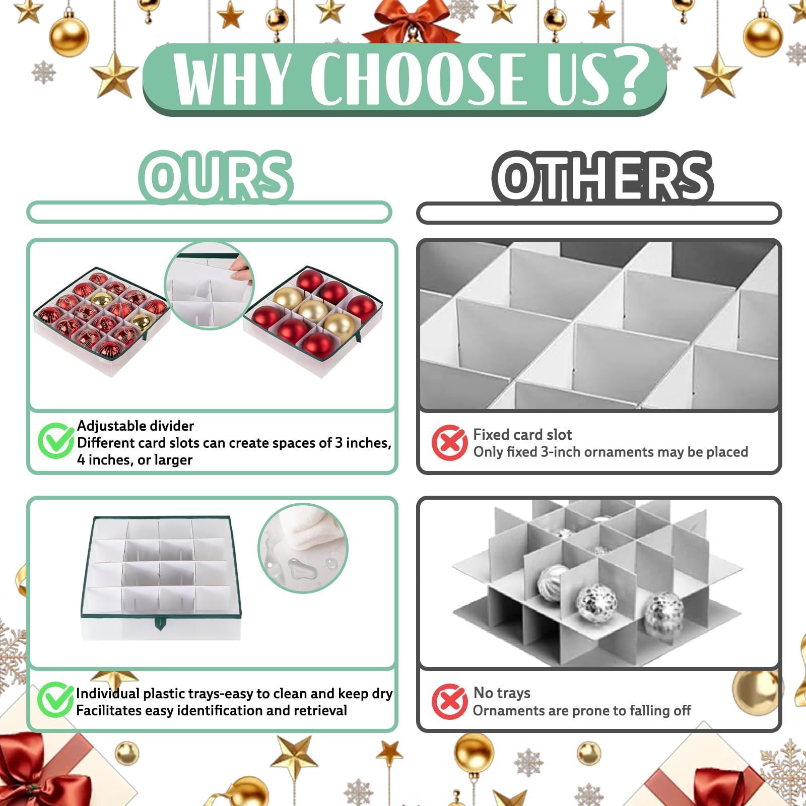 Aoibox LAB1217S09 Ornament-Storage - View #7