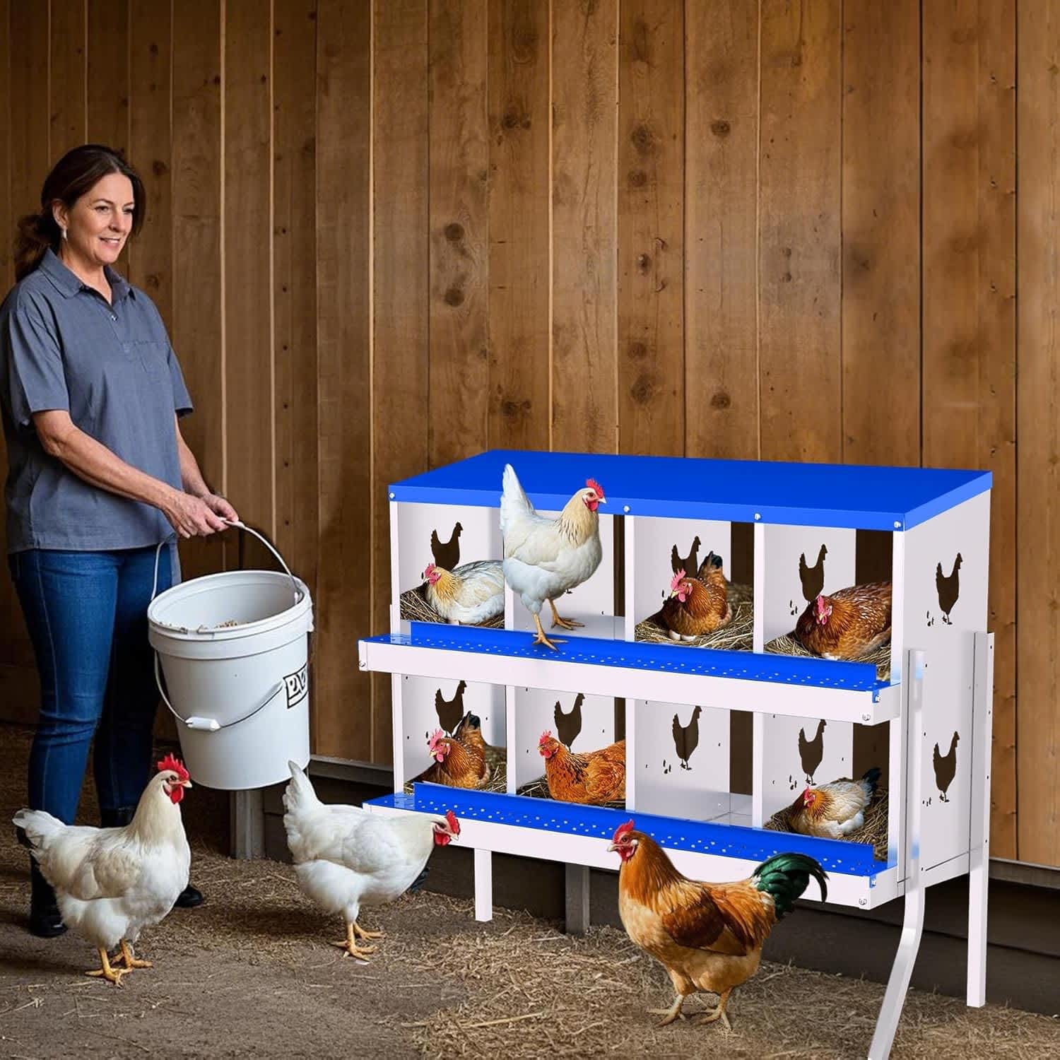 Garvee LSHQQPPG-33LQMJJ5 Chicken-Coops-Rabbit-Hutches - View #3