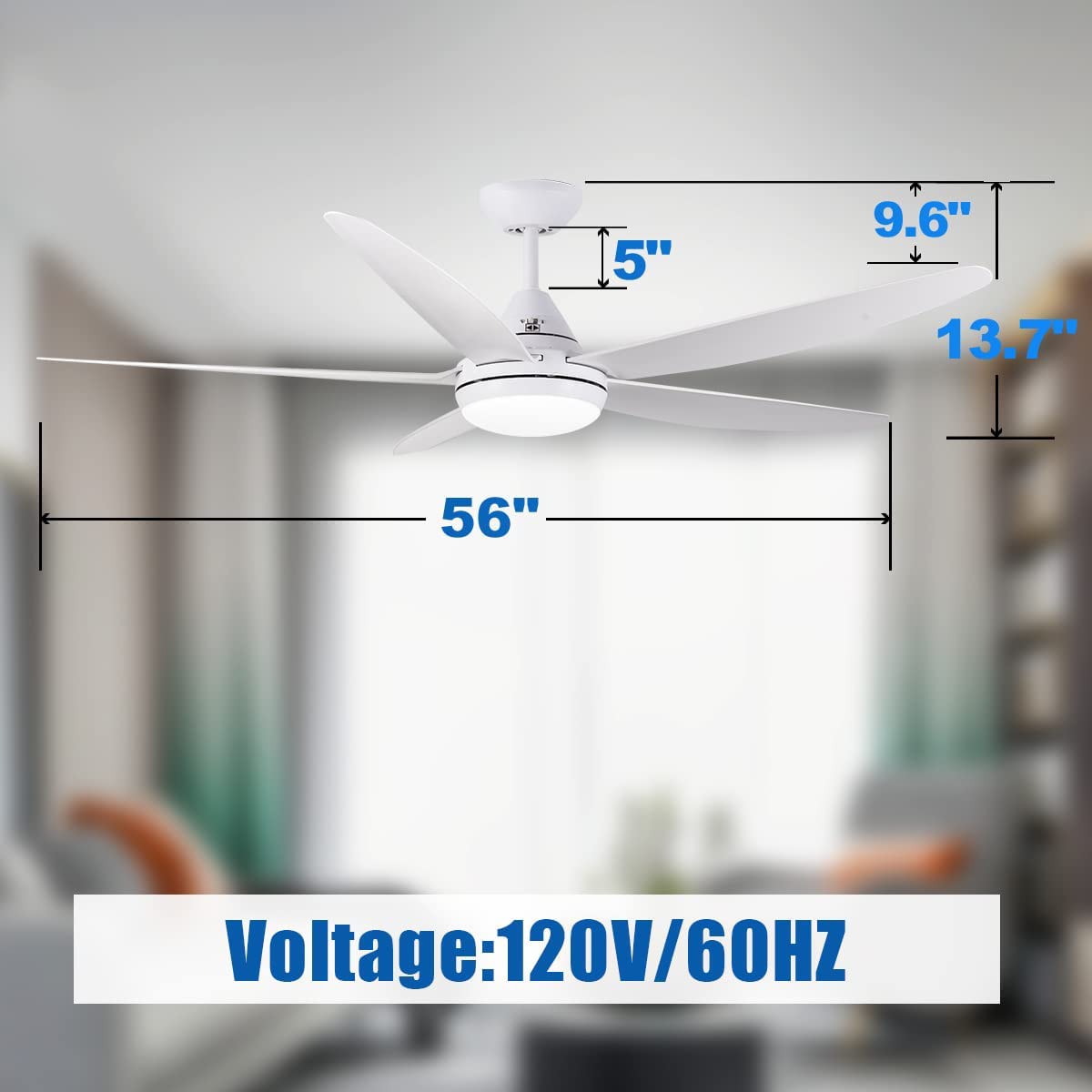 Yardreeze YHDO-56WH Ceiling-Fans - View #11