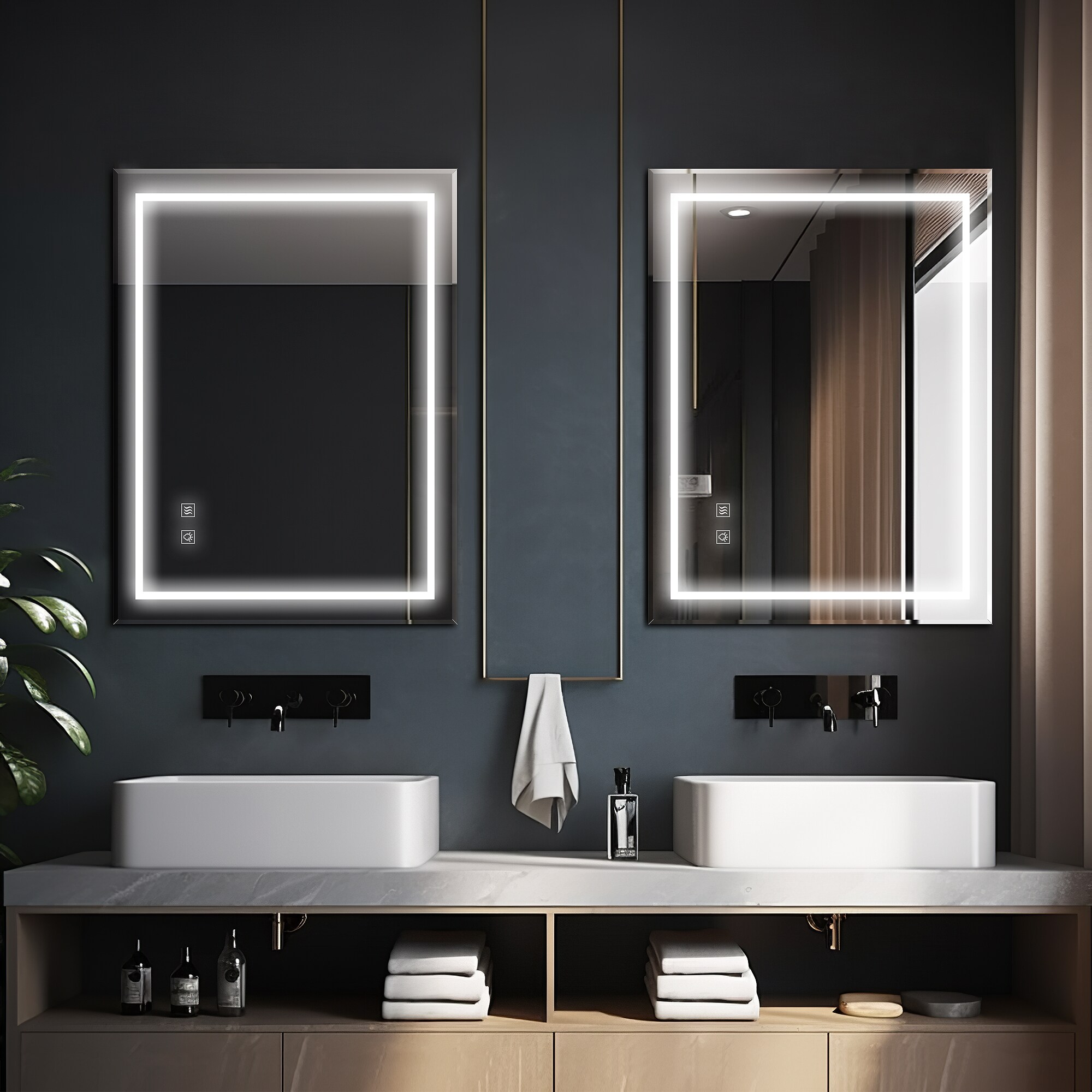 Dovelina LS-A-MR03067 Framed-Bath-Mirrors - View #2