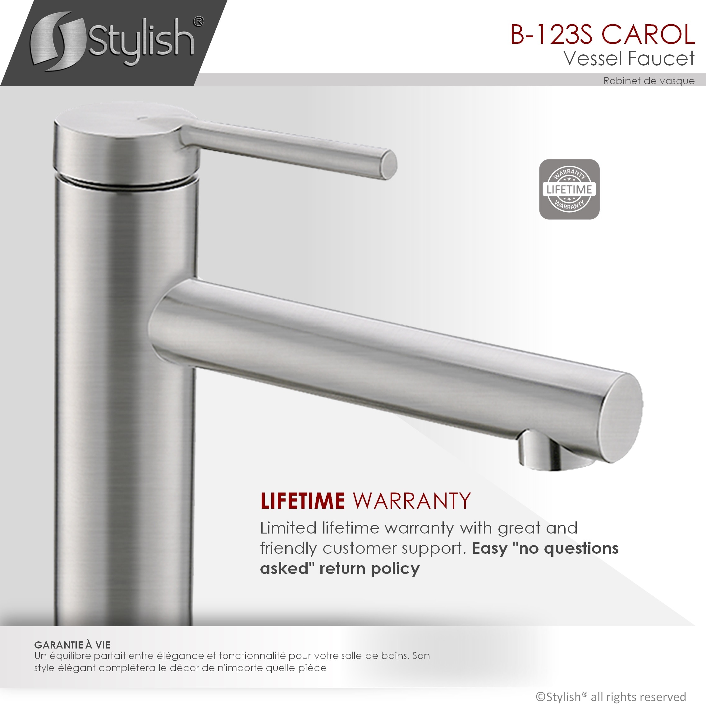 Stylish B-123S Lavatory-Faucets - View #7